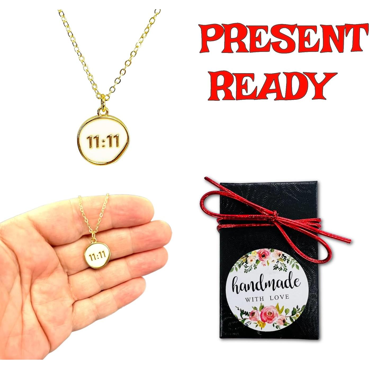 Collar de moneda dorada 11:11 para mujeres - UMBRELLALABORATORY