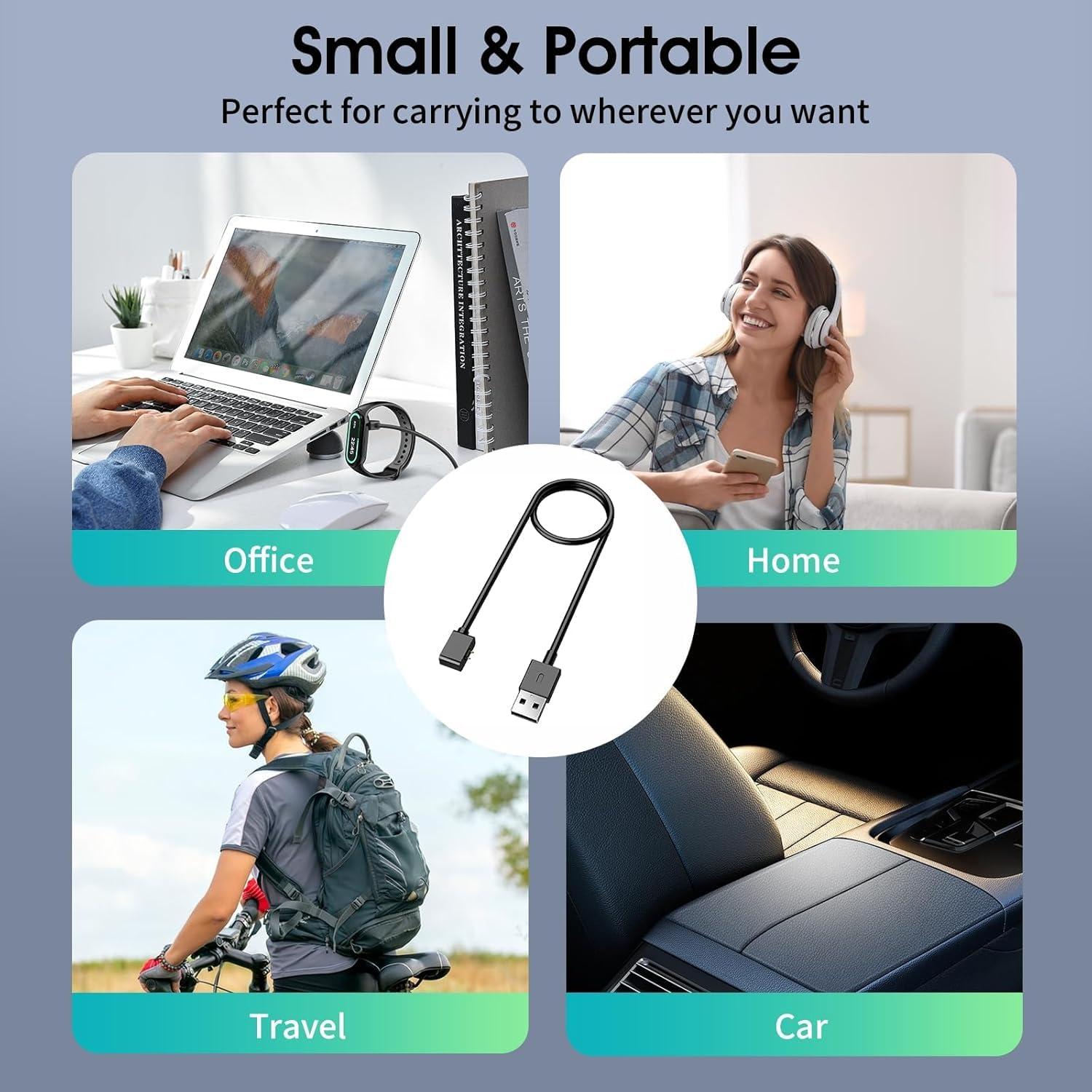 Cargador TiMOVO para Xiaomi Smart Band 9/8/Pro, 100 cm