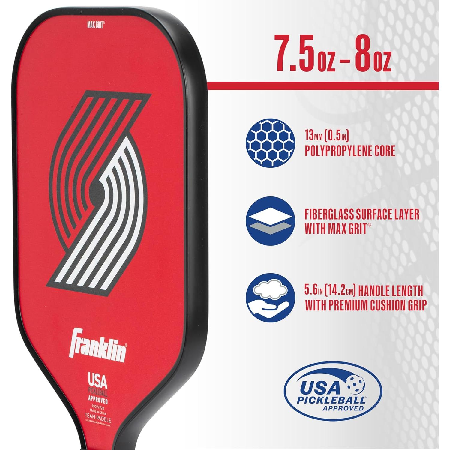 Pala de Pickleball Franklin Sports NBA Portland Trail Blazers
