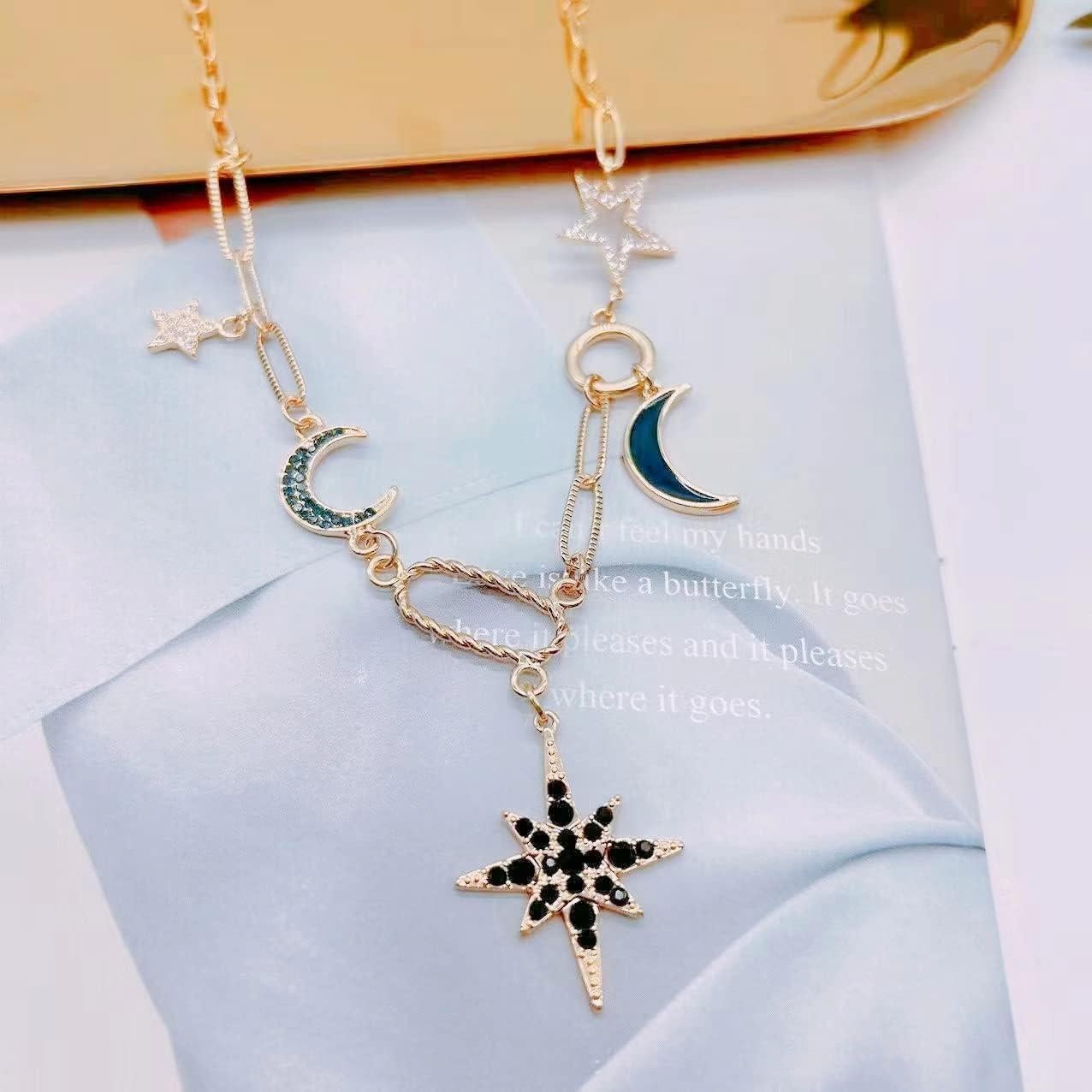 Collar Boho de Cadena Baño de Oro para Mujeres - Ojo Maligno