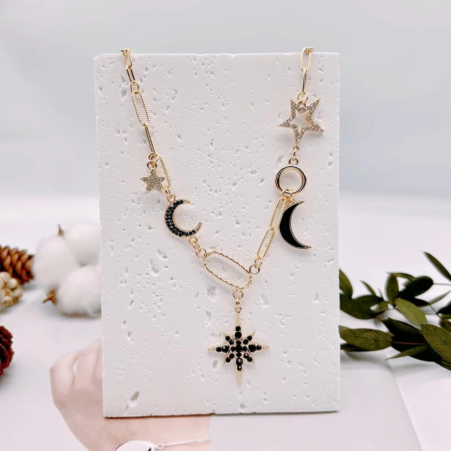 Collar Boho de Cadena Baño de Oro para Mujeres - Ojo Maligno