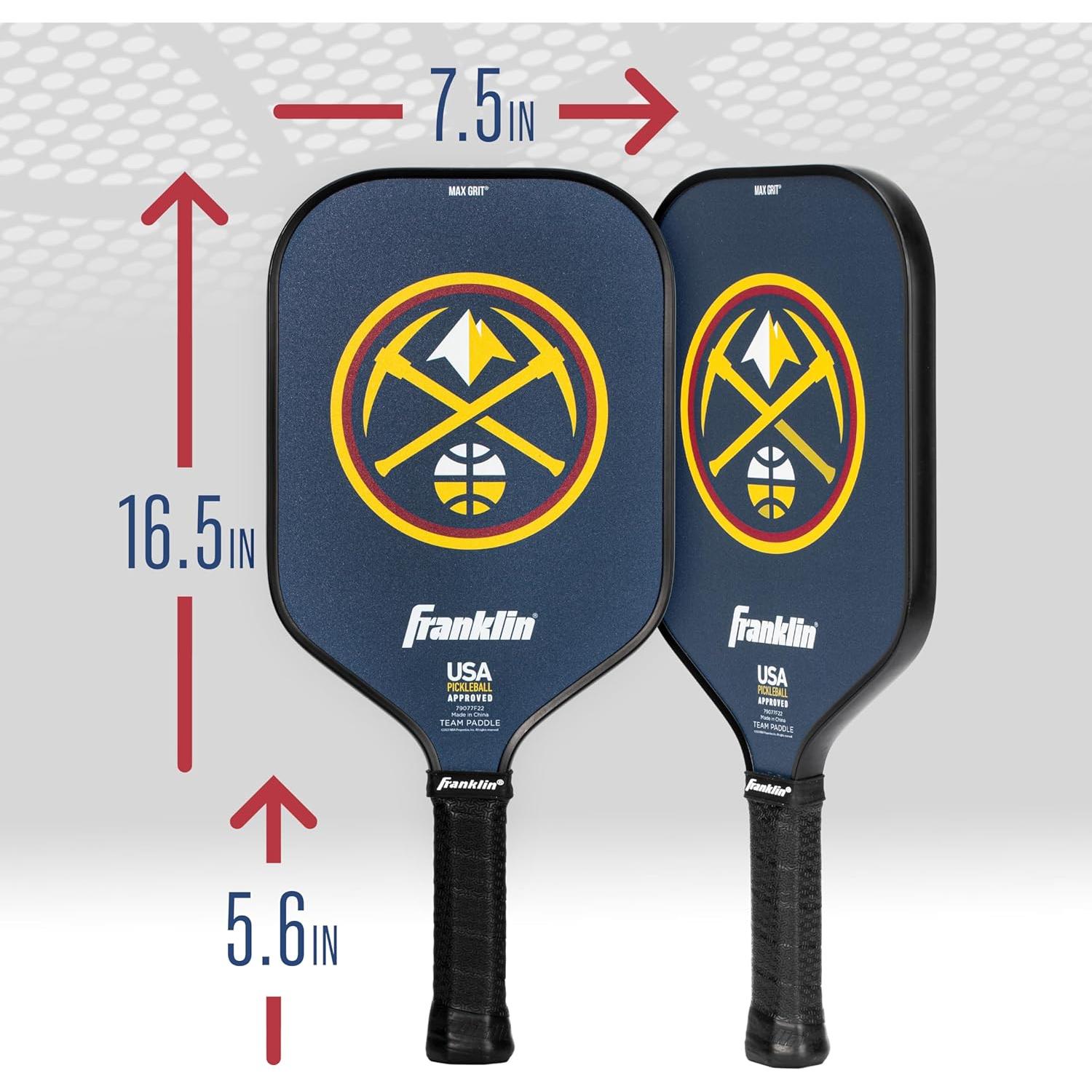 Pala de Pickleball Franklin Sports NBA Denver Nuggets 13mm