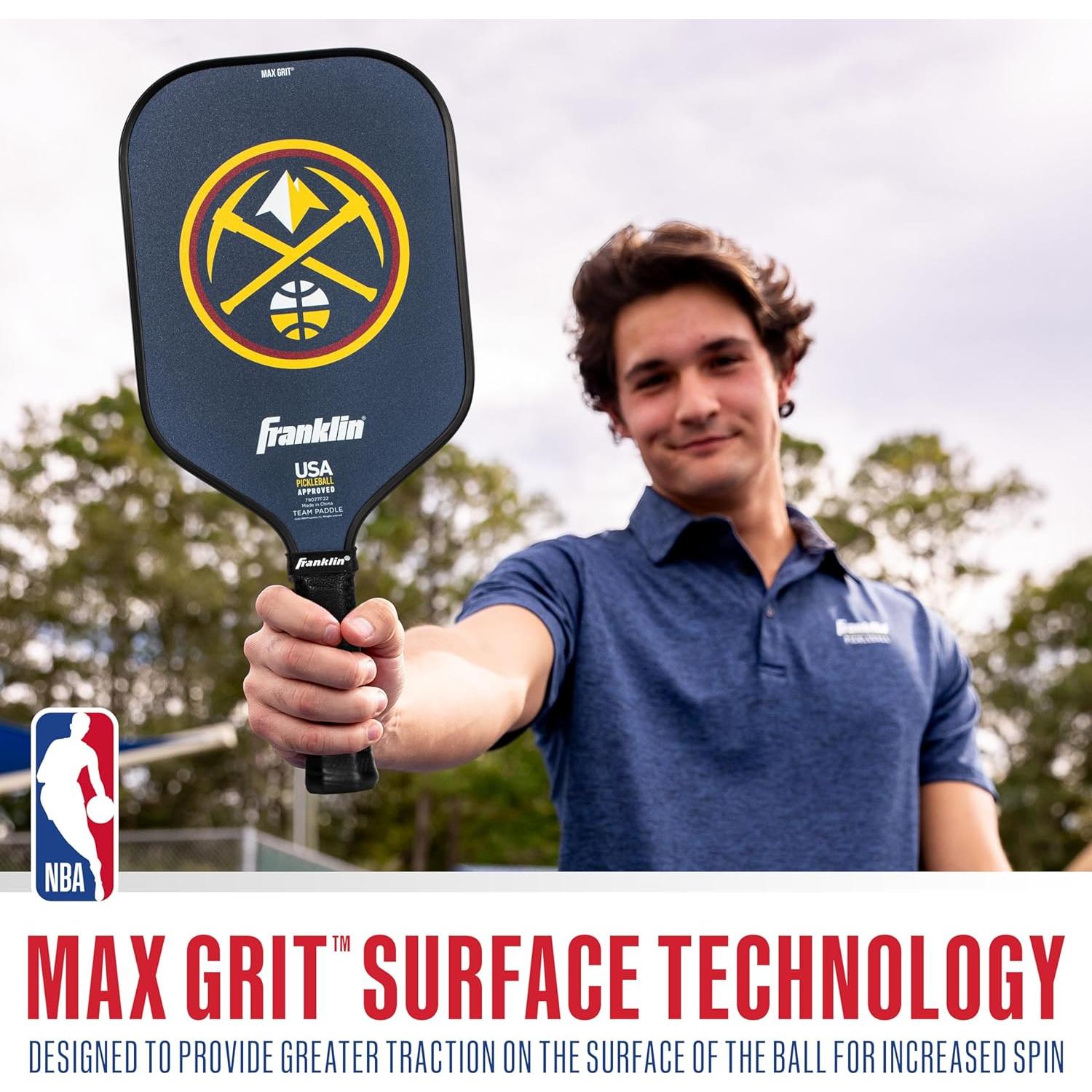 Pala de Pickleball Franklin Sports NBA Denver Nuggets 13mm