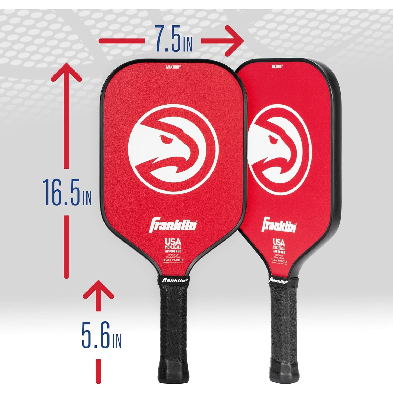 Pala de Pickleball Franklin Sports NBA Atlanta Hawks 13mm