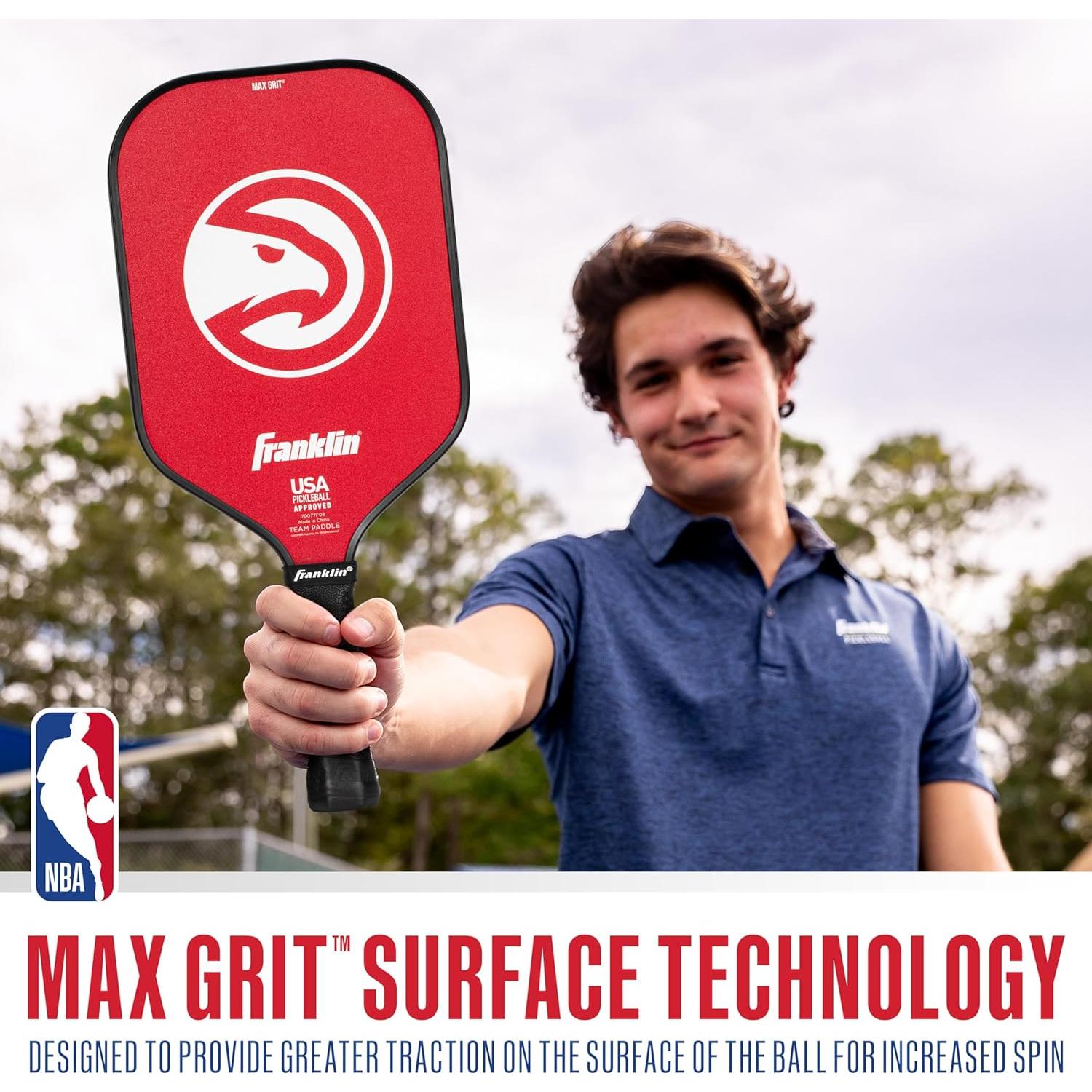 Pala de Pickleball Franklin Sports NBA Atlanta Hawks 13mm