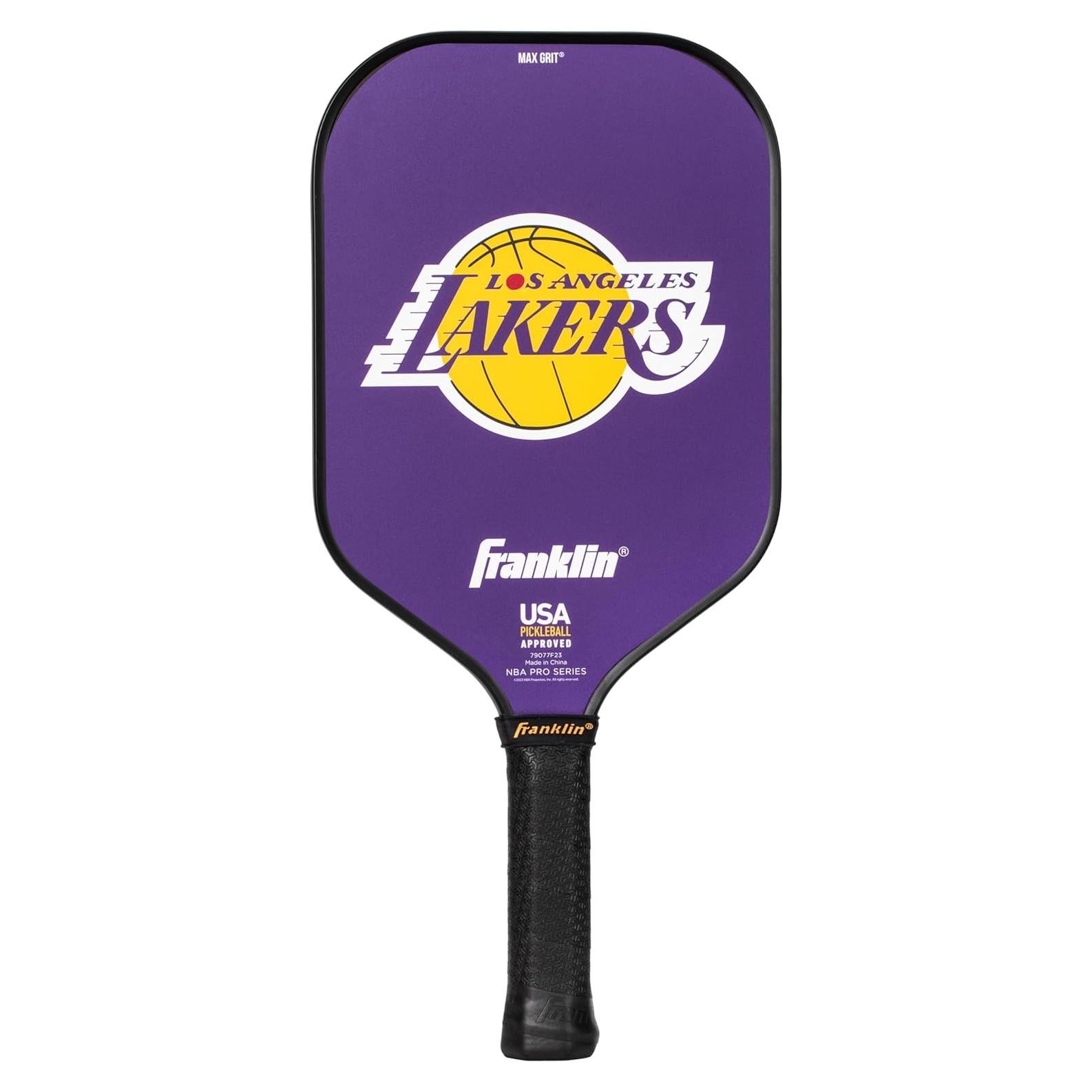 Pala de Pickleball Franklin Sports NBA Lakers 13mm MaxGrit
