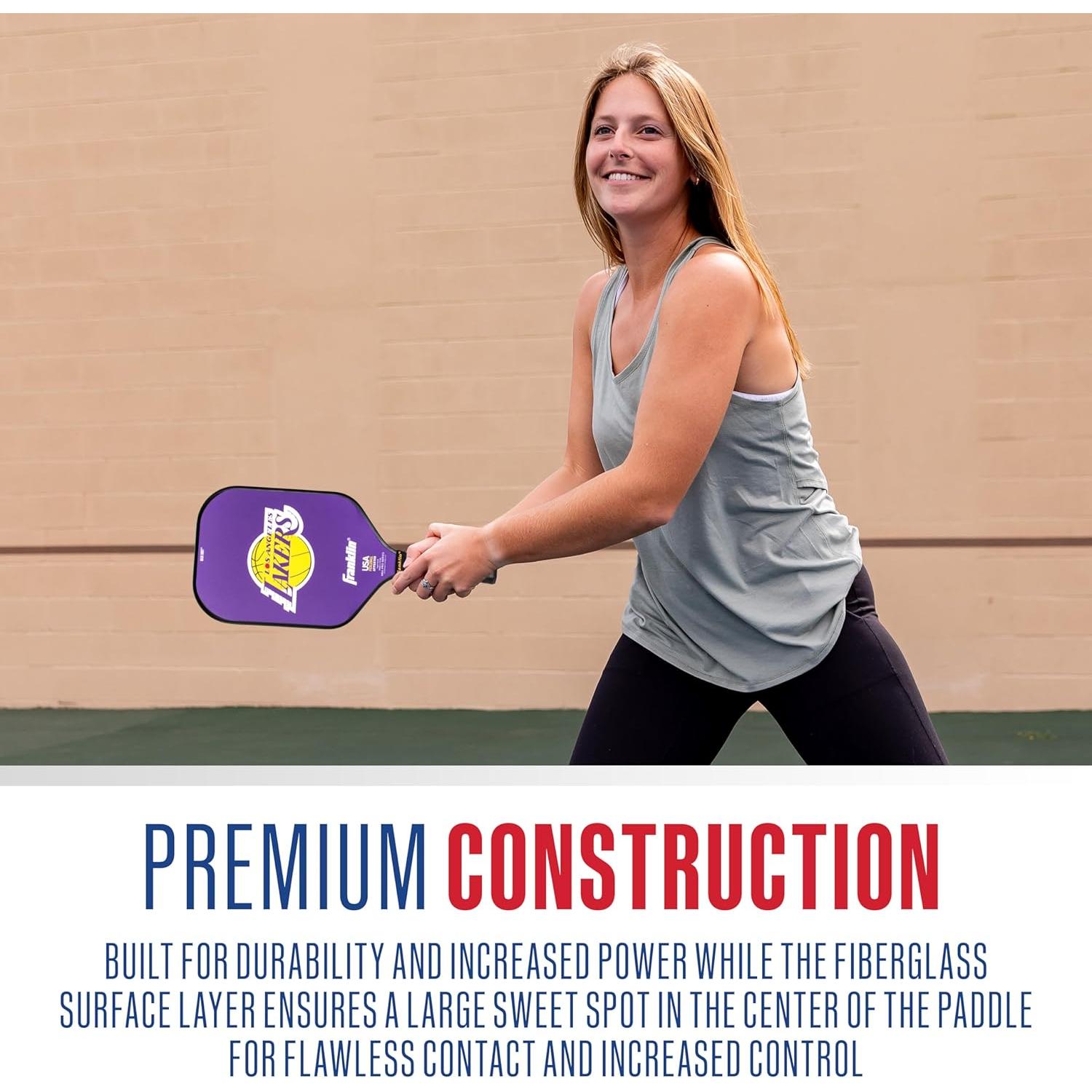 Pala de Pickleball Franklin Sports NBA Lakers 13mm MaxGrit