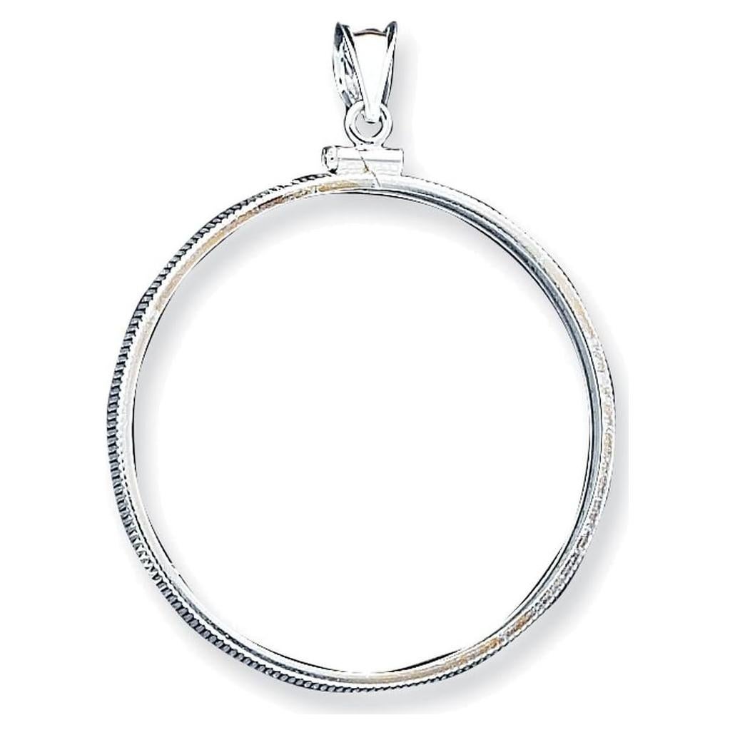 Colgante de Moneda de Plata Esterlina FJC Finejewelers 39mm