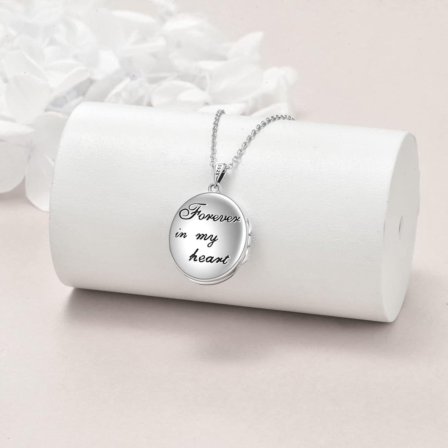 Collar de Plata Esterlina 925 con Medalla Ovalada Tiger Rider