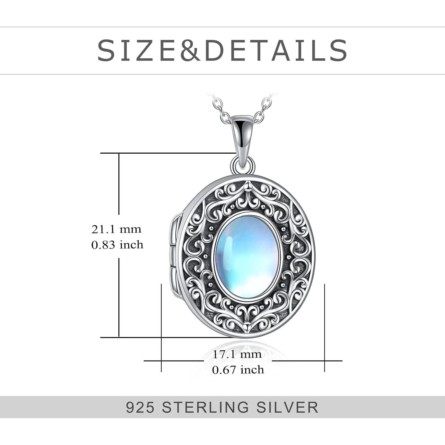 Collar de Plata Esterlina 925 con Medalla Ovalada Tiger Rider