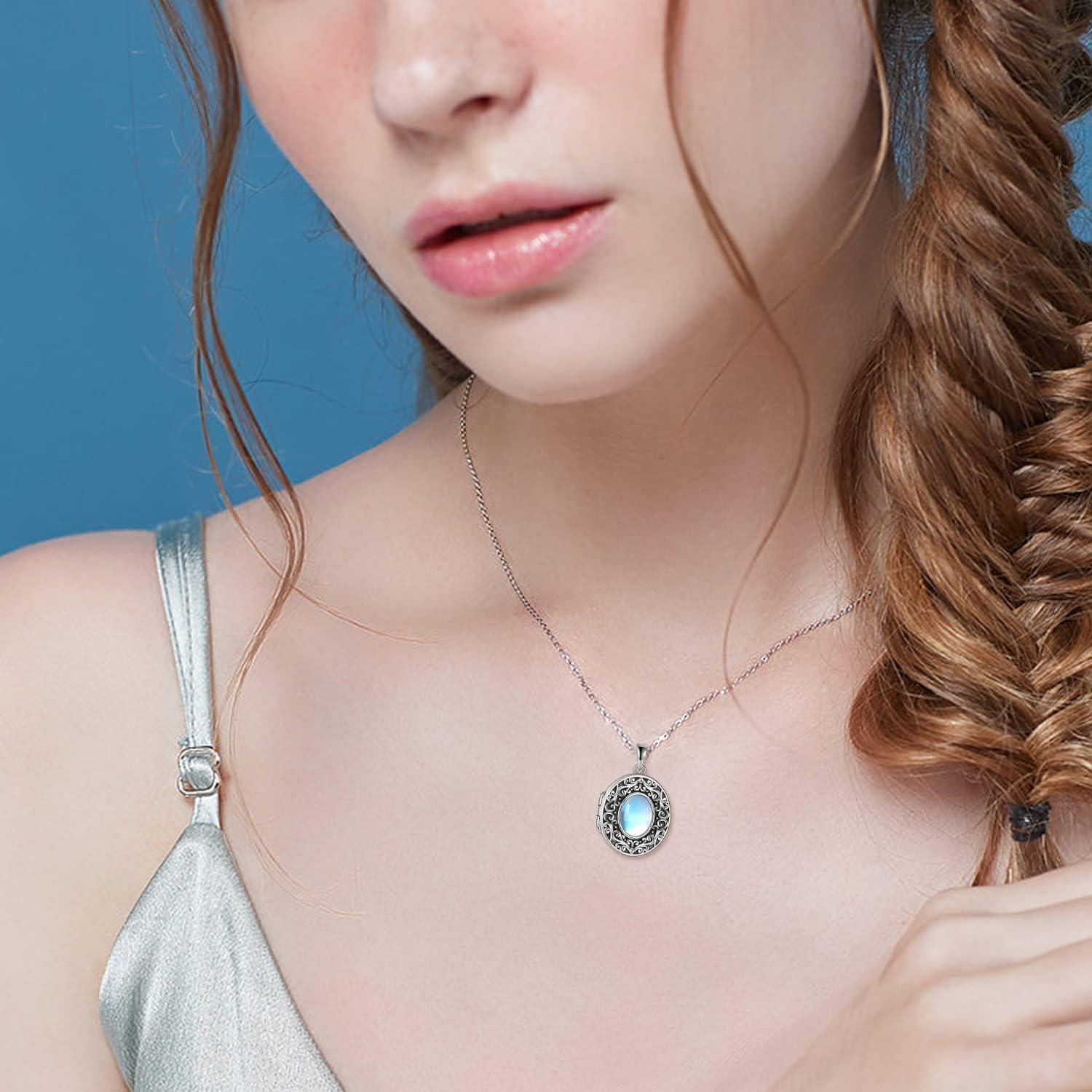 Collar de Plata Esterlina 925 con Medalla Ovalada Tiger Rider