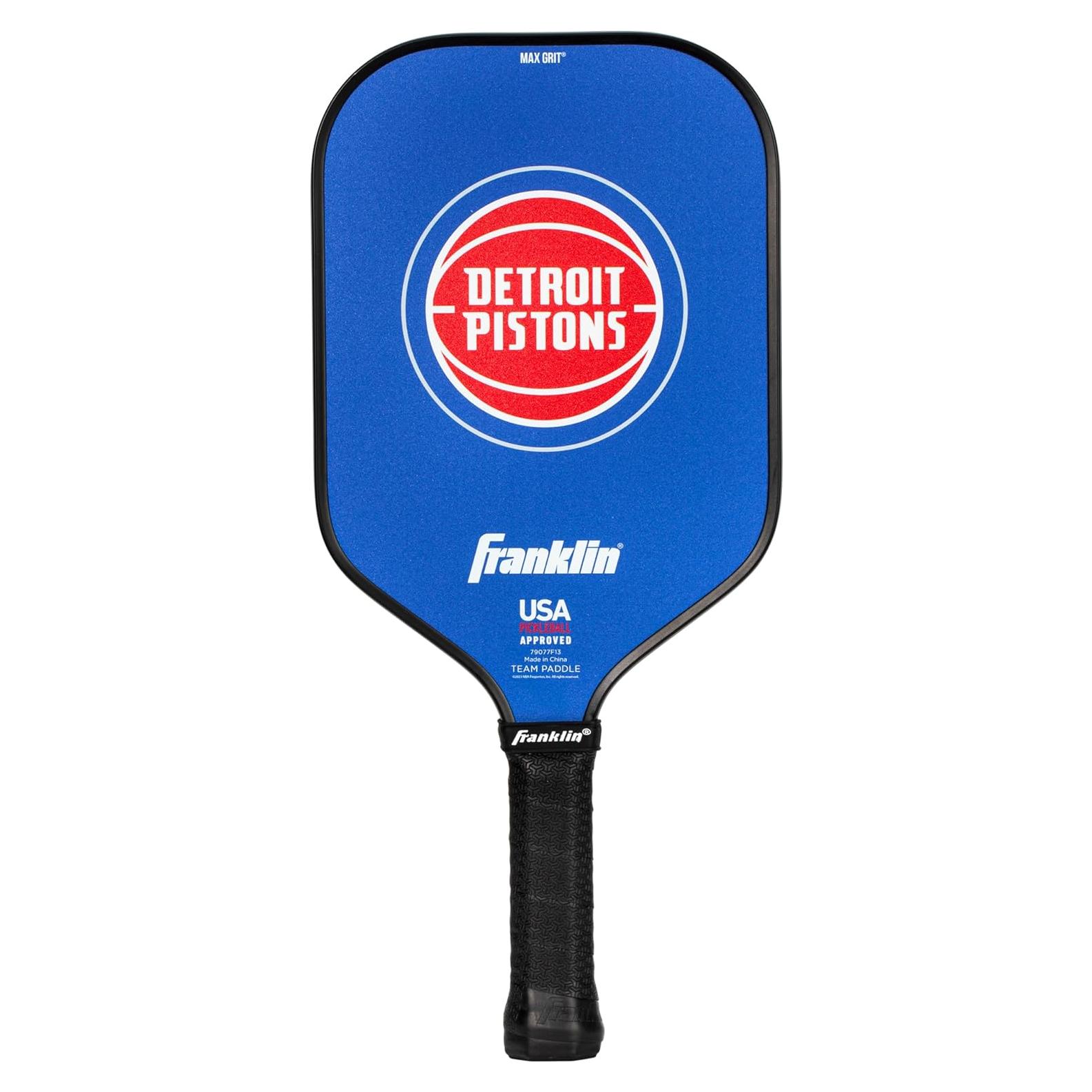 Pala de Pickleball Franklin Sports NBA Detroit Pistons 13mm