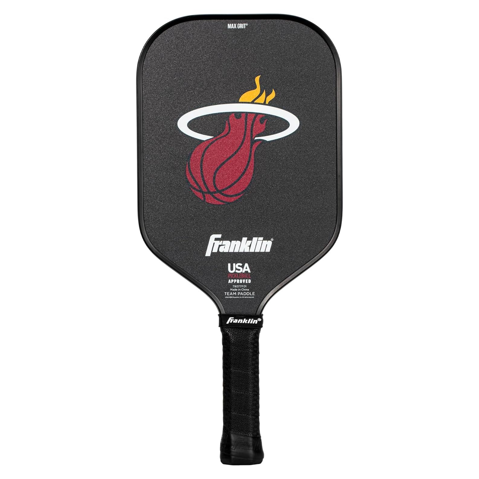 Pala de Pickleball Franklin Sports Miami Heat 13mm MaxGrit
