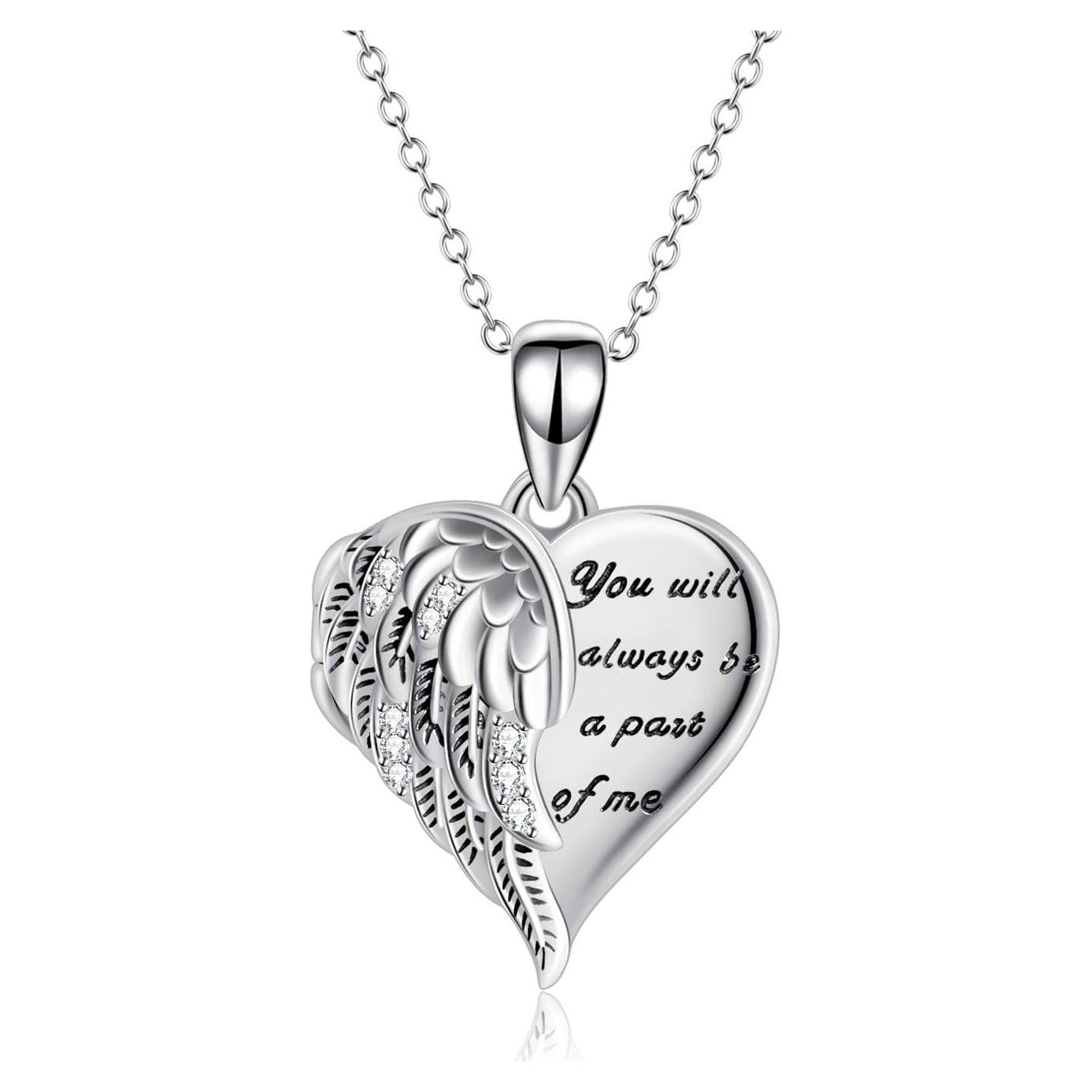 Collar Locket Corazón YFN 925 Plata Esterlina 26x18mm