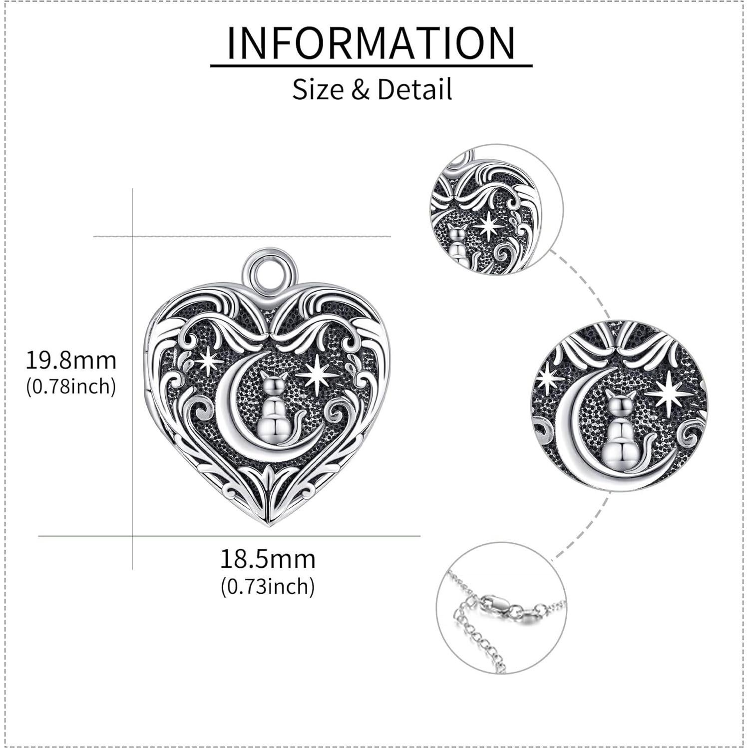 Collar Medallón de Plata Esterlina CUPENDA para Mujeres