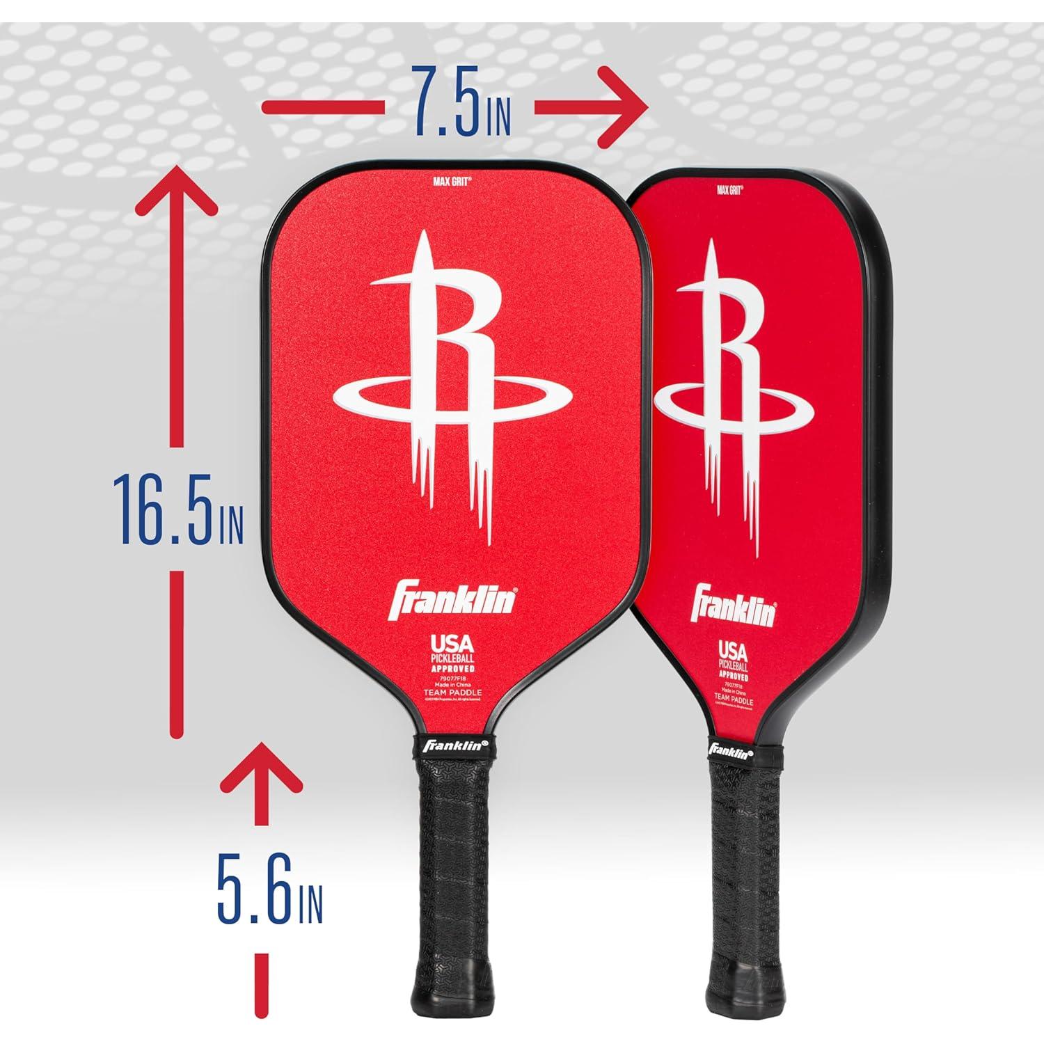 Pala de Pickleball Franklin Sports NBA Houston Rockets 13mm