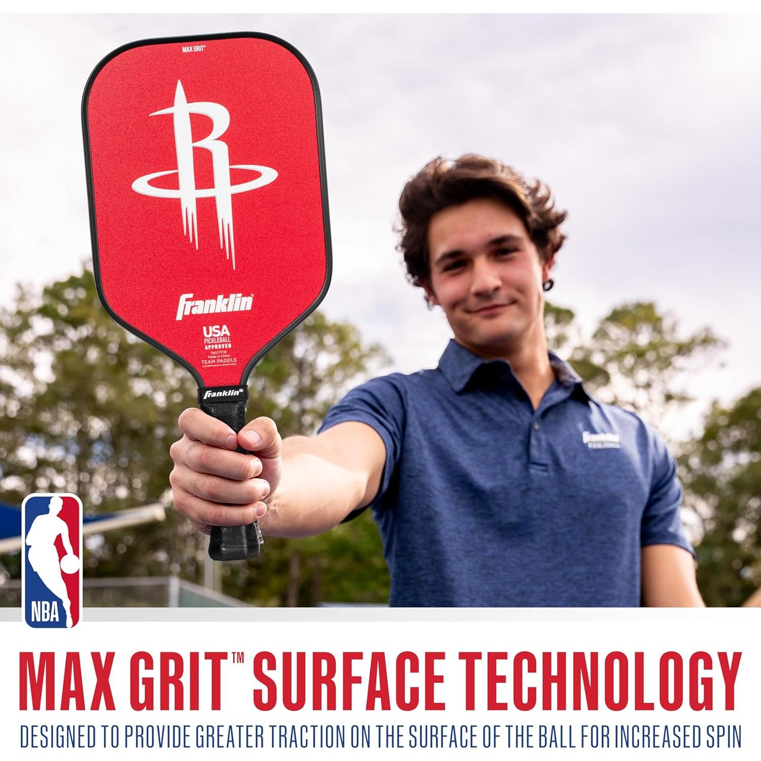 Pala de Pickleball Franklin Sports NBA Houston Rockets 13mm