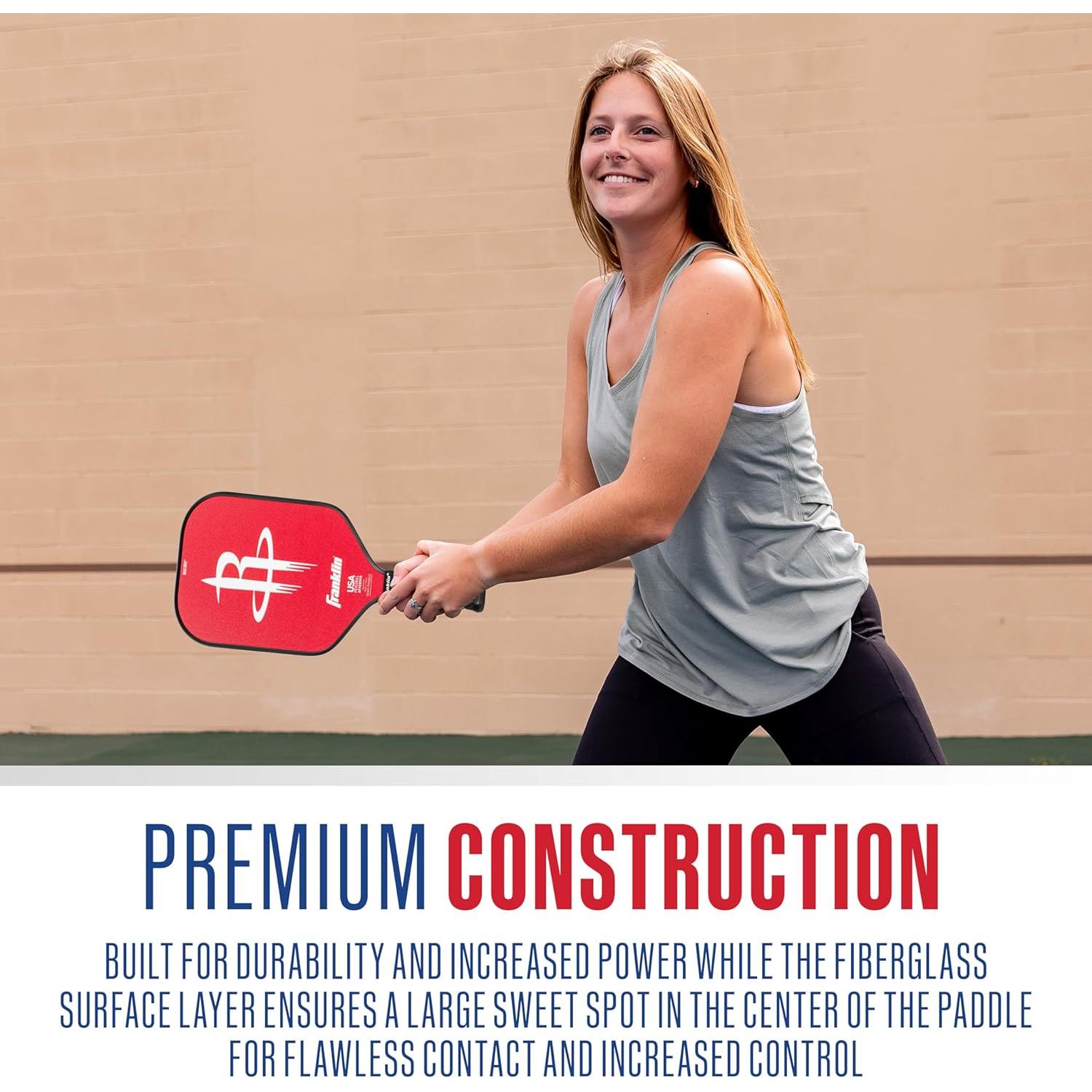 Pala de Pickleball Franklin Sports NBA Houston Rockets 13mm