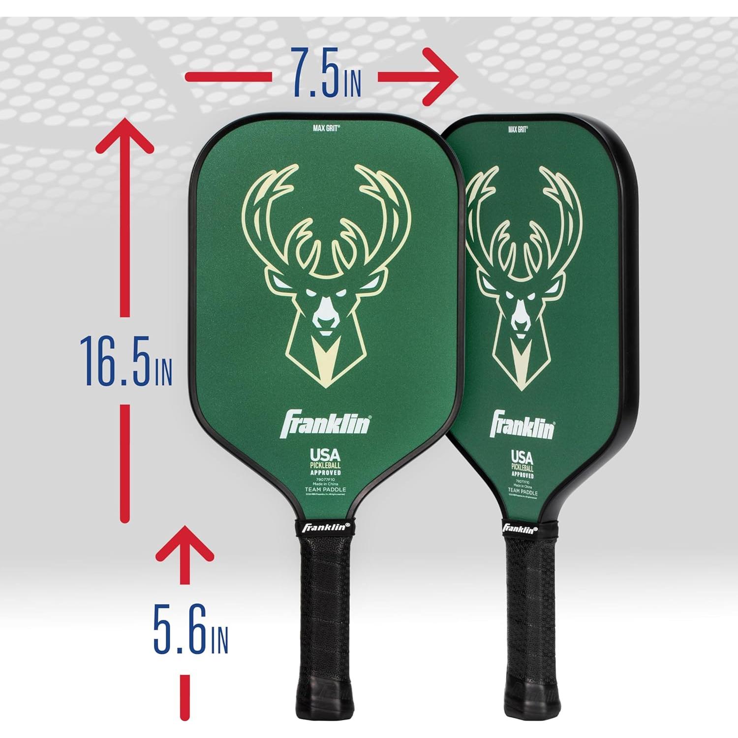 Pala de Pickleball Franklin Sports Milwaukee Bucks 13mm