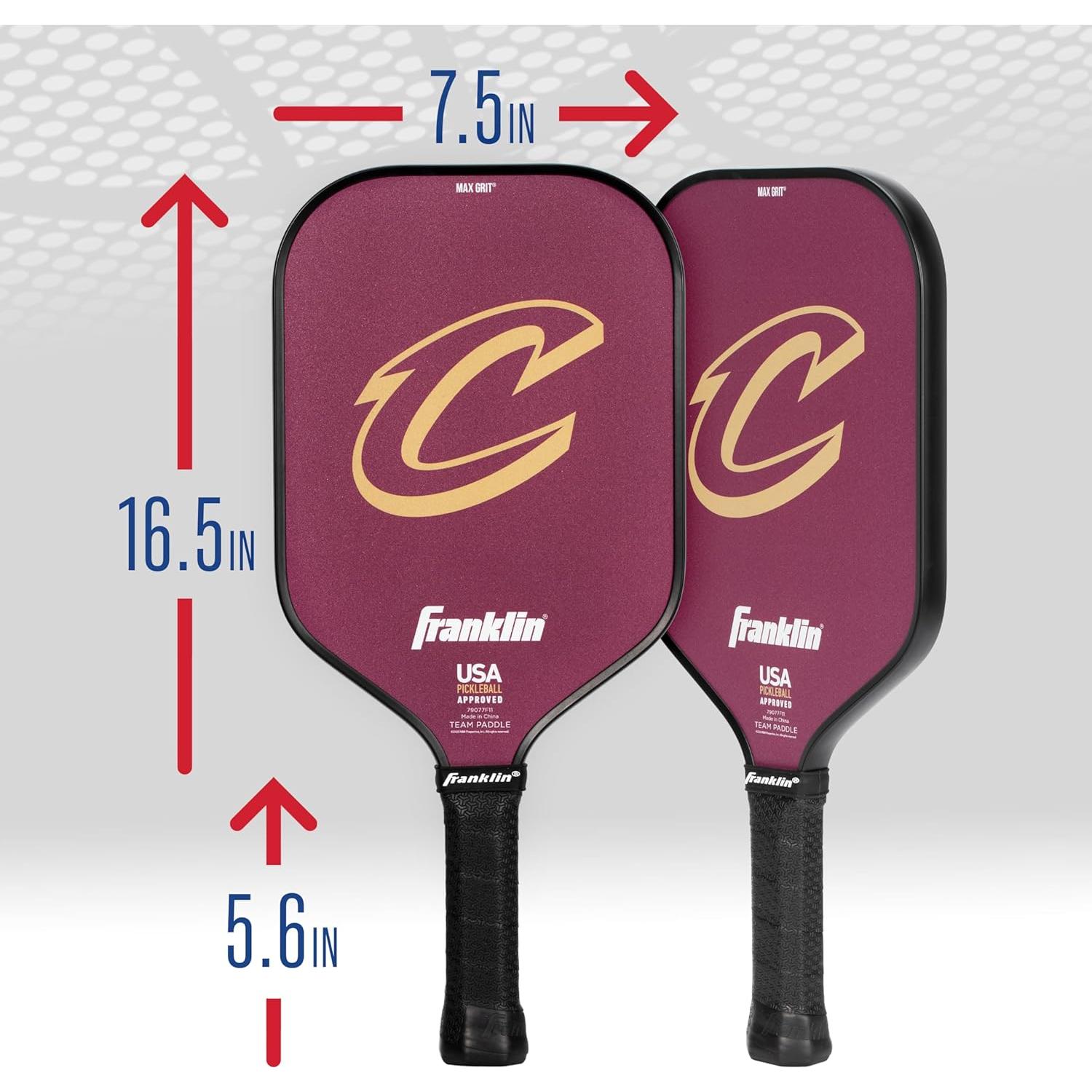Pala de Pickleball Franklin Sports NBA Cleveland Cavaliers 13mm