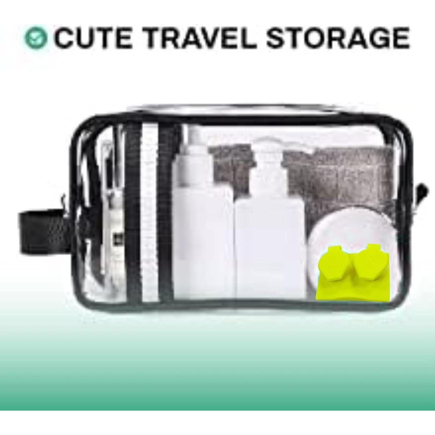 Estuche de Lentes de Contacto Sports World Vision - 4 Piezas, Diseño Compacto