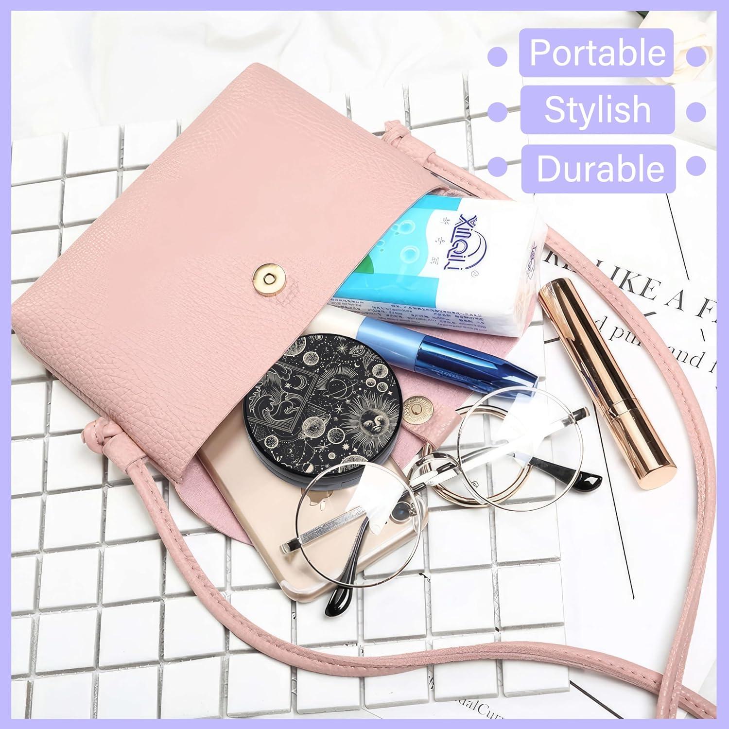 Estuche para Lentes de Contacto LRITER con Espejo - Universo Negro