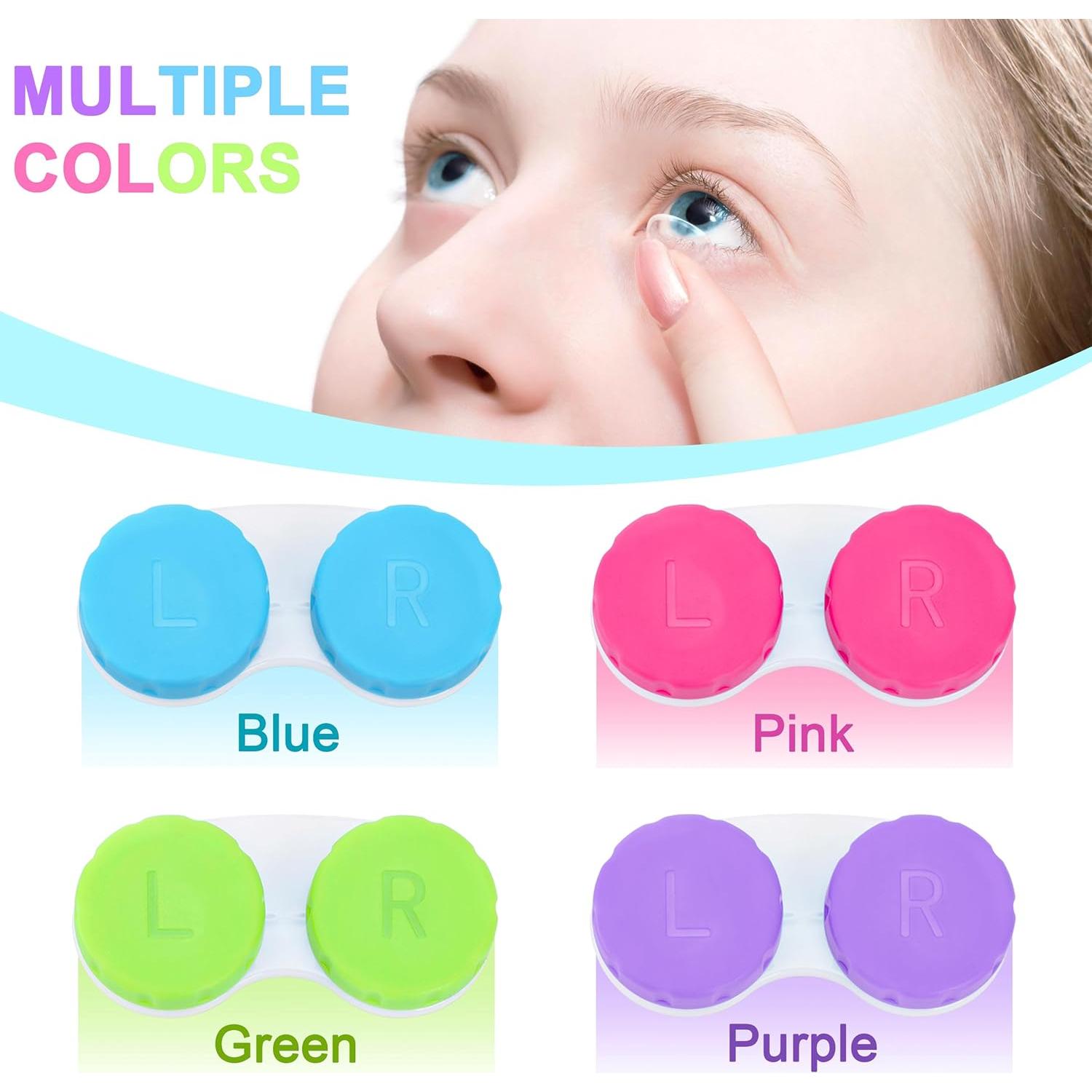 Estuche para Lentes de Contacto Nicunom - 80 Piezas Coloridas