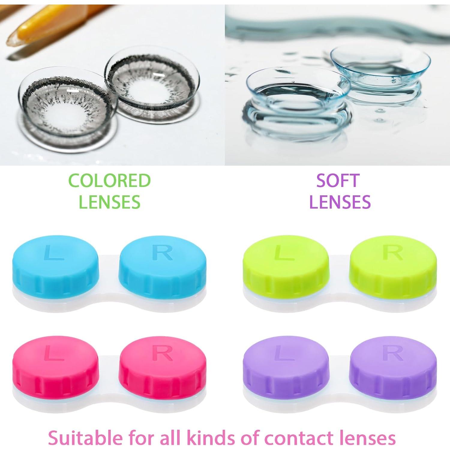 Estuche para Lentes de Contacto Nicunom - 80 Piezas Coloridas