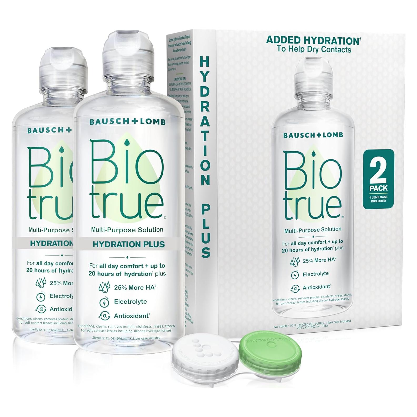Biotrue Hidratación Plus 295 ML Solución Multiusos Lentes