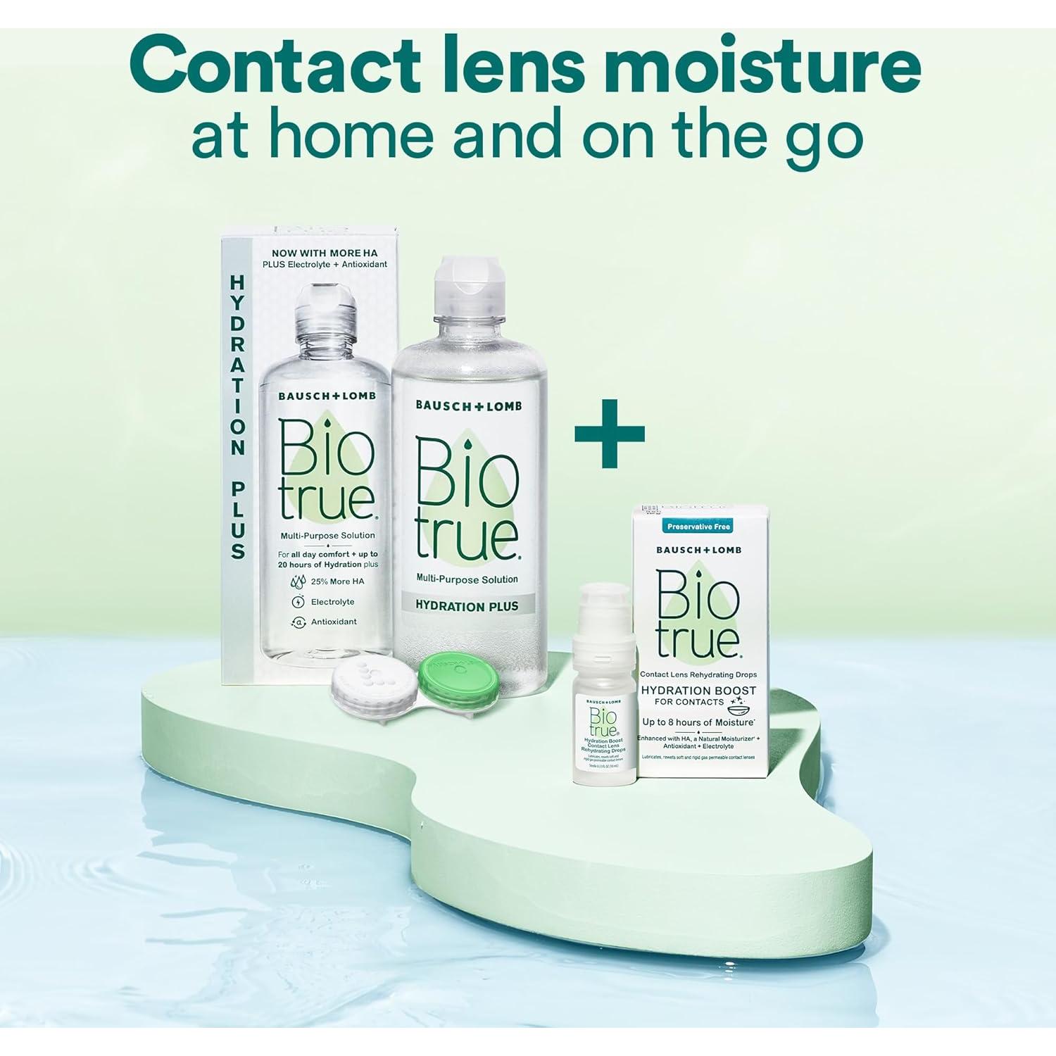 Biotrue Hidratación Plus 295 ML Solución Multiusos Lentes