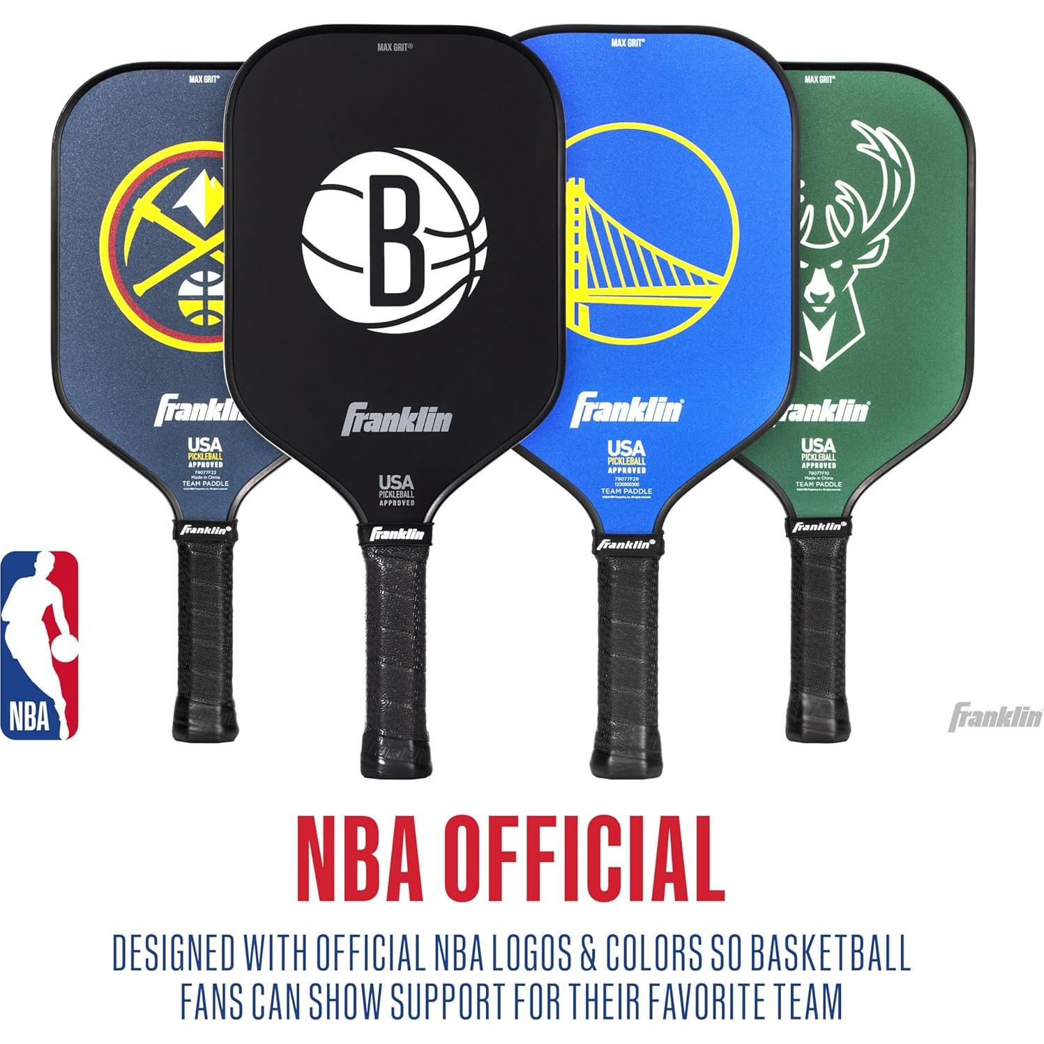 Paddle de Pickleball Franklin Sports Brooklyn Nets 13mm