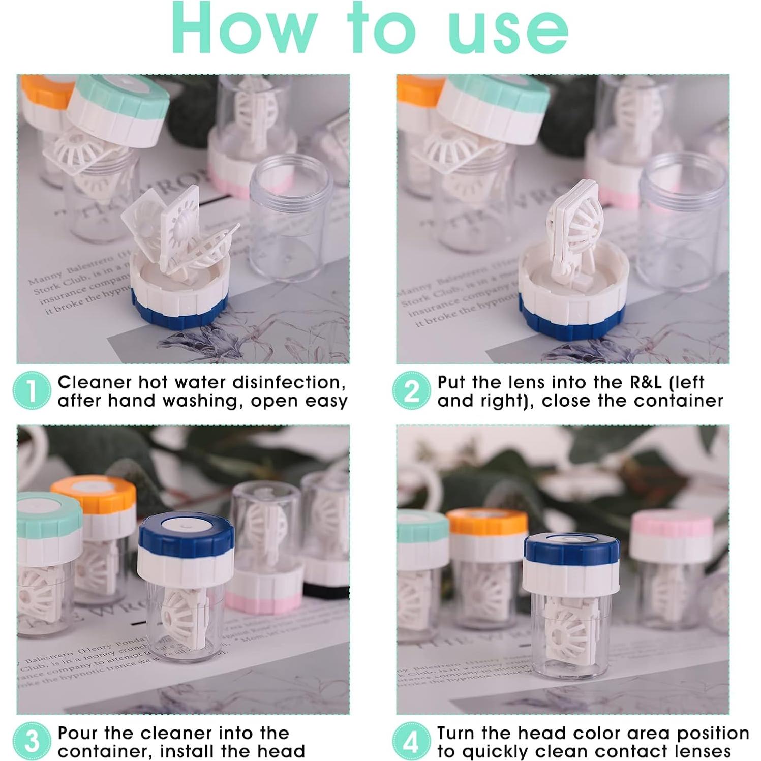 Kit de Limpieza de Lentes de Contacto Sibba 5 Piezas