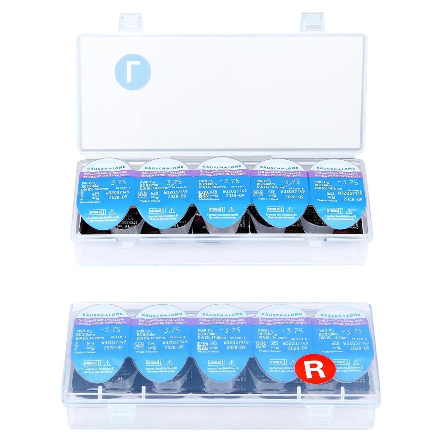 Estuche Organizador de Lentes de Contacto MUQING Pack 2