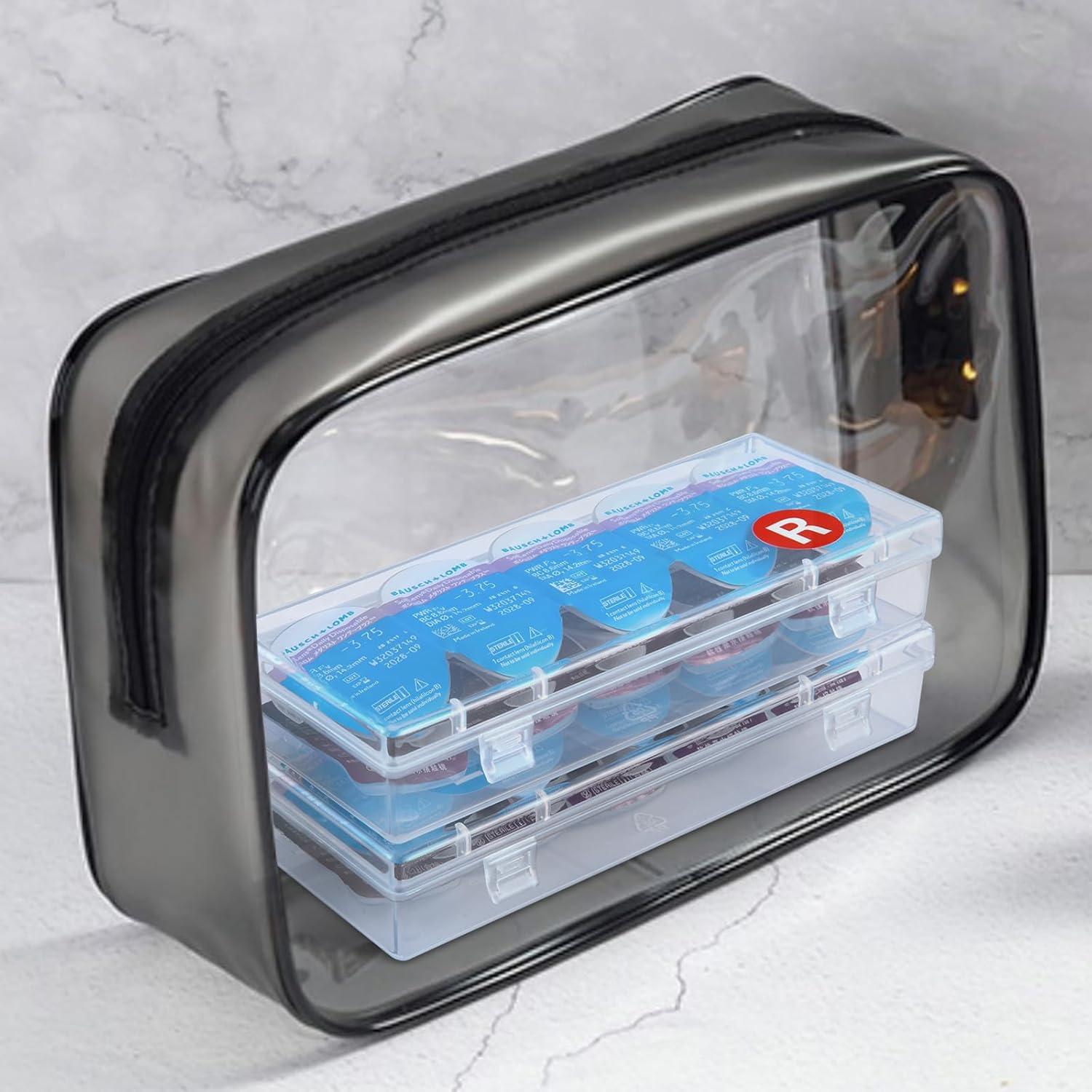 Estuche Organizador de Lentes de Contacto MUQING Pack 2