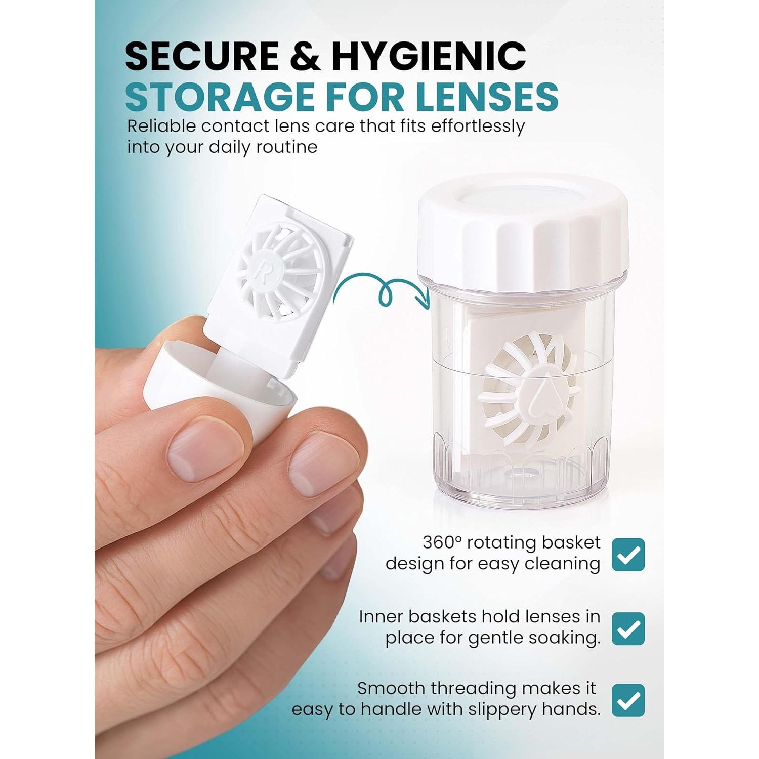 Estuche para Lentes de Contacto Sports Vision 3 Piezas