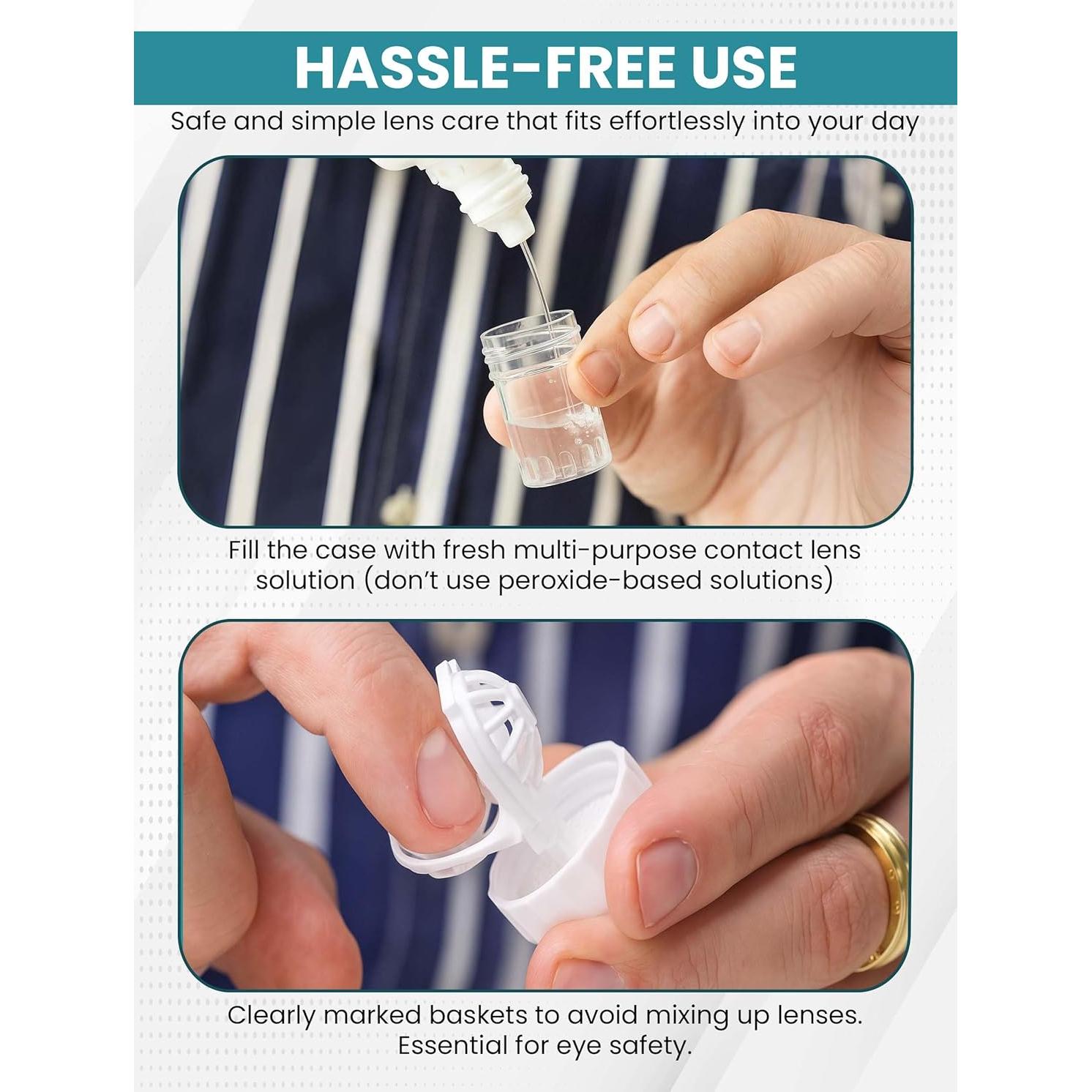 Estuche para Lentes de Contacto Sports Vision 3 Piezas