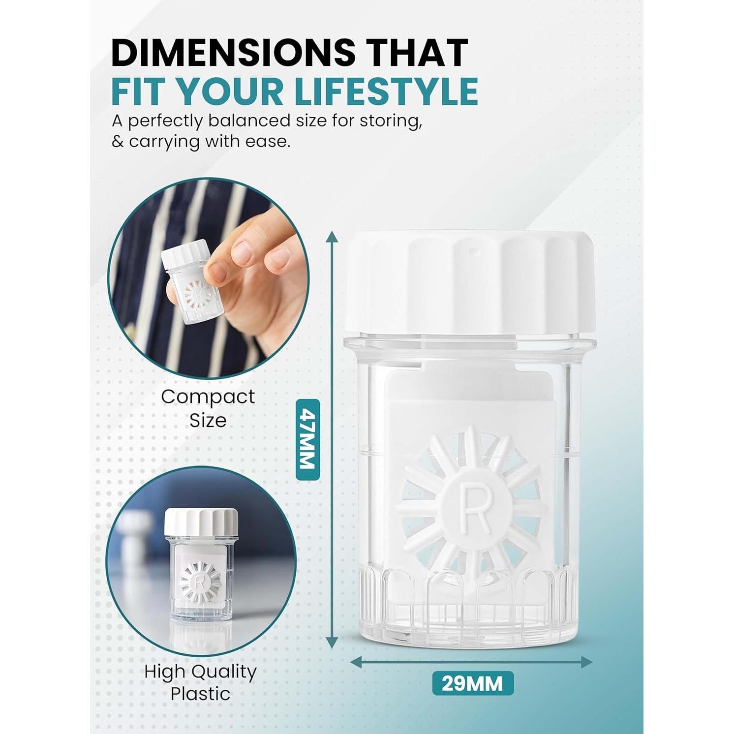 Estuche para Lentes de Contacto Sports Vision 3 Piezas