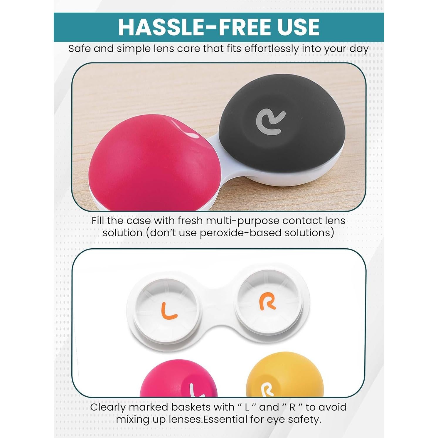 Estuche de Lentes de Contacto Sports World Vision - 6 Pzs