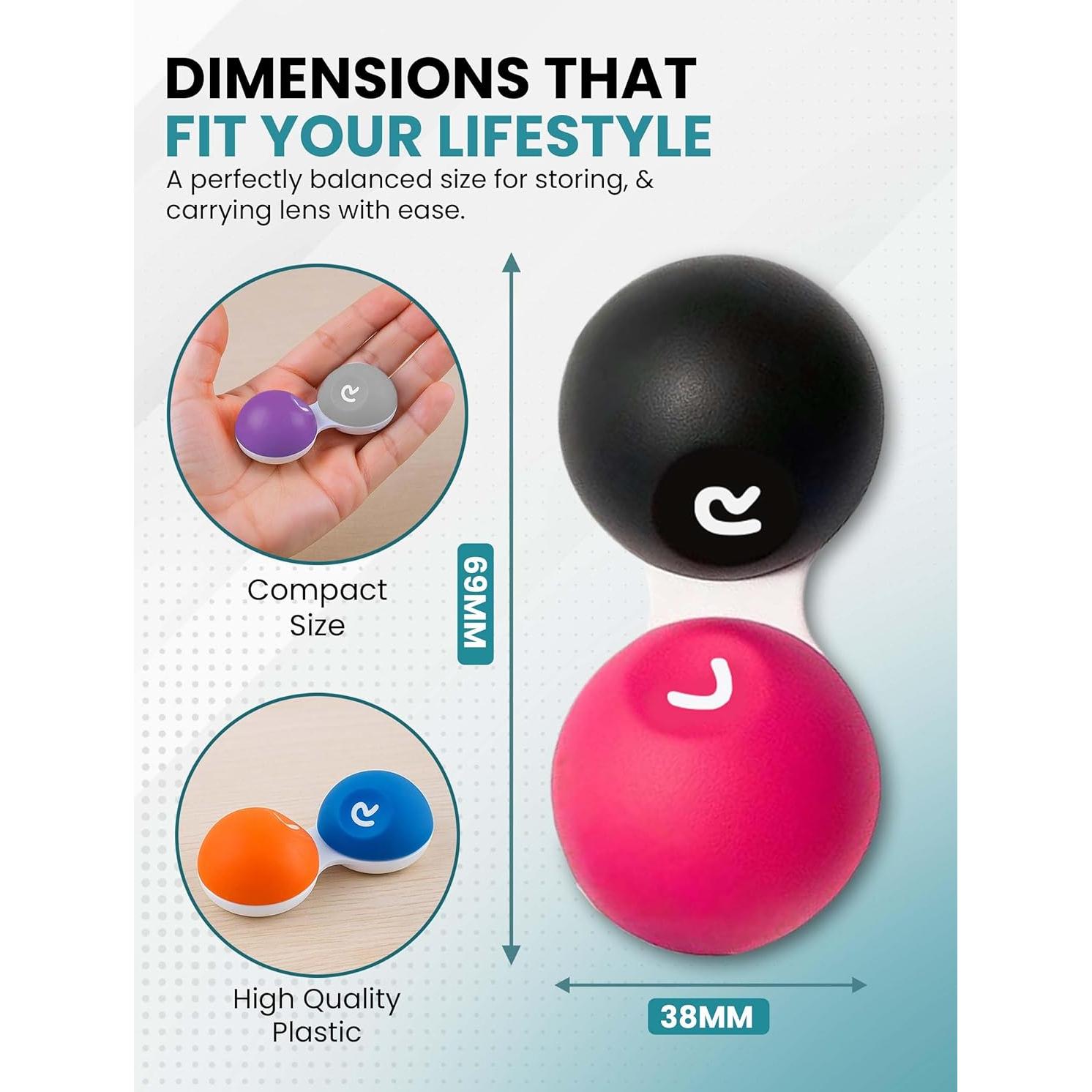 Estuche de Lentes de Contacto Sports World Vision - 6 Pzs