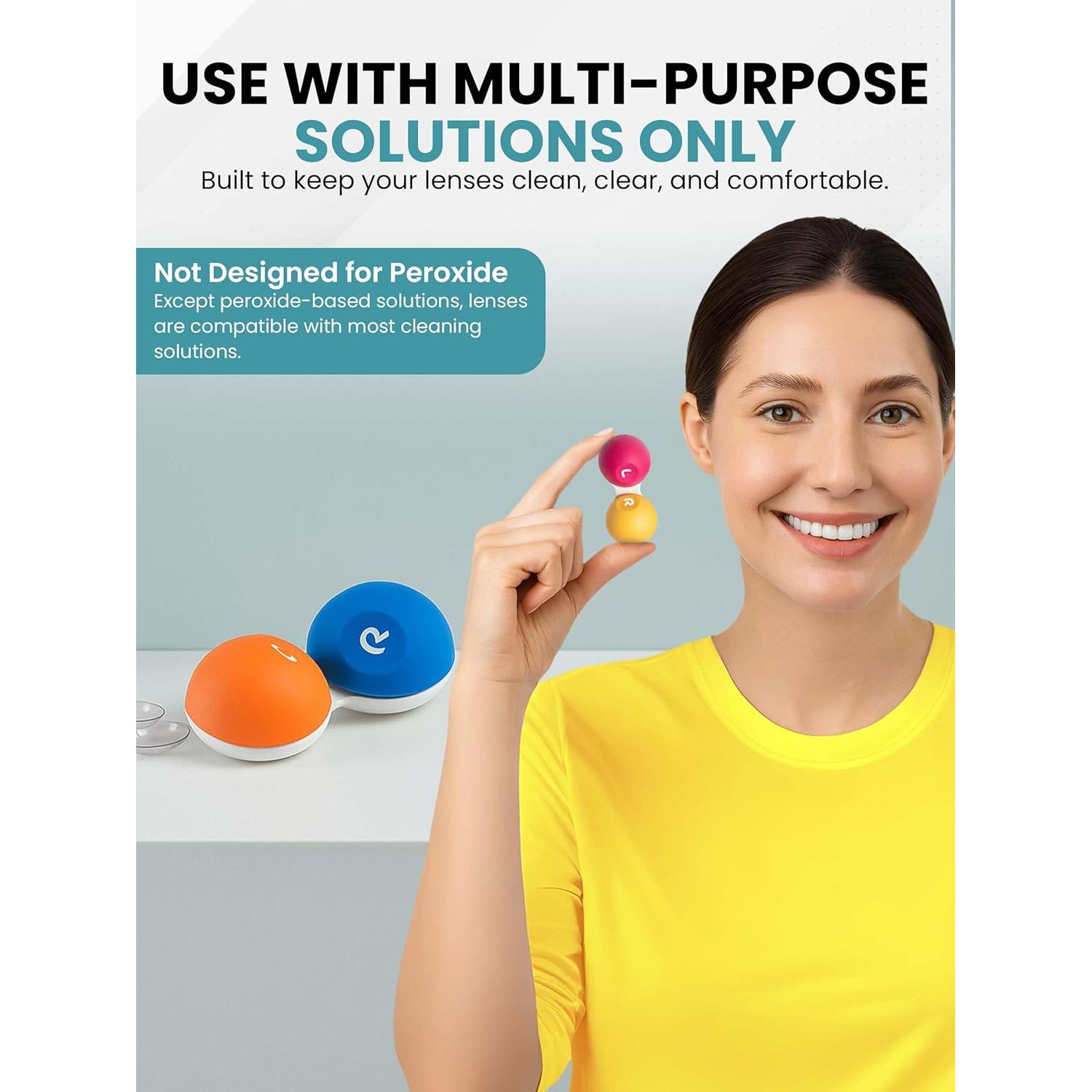 Estuche de Lentes de Contacto Sports World Vision - 6 Pzs