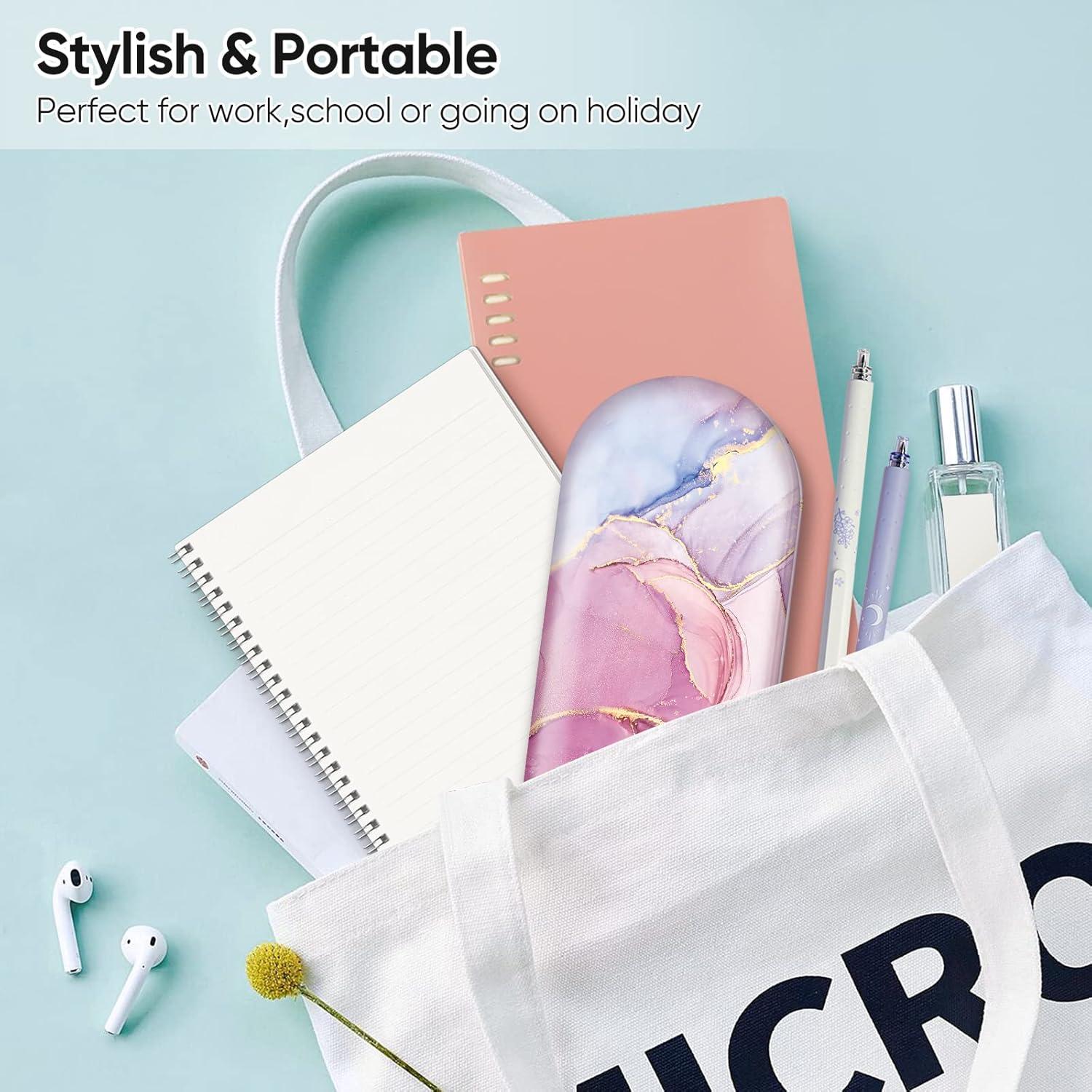 Estuche 2 en 1 Fintie para Gafas y Lentes de Contacto con Espejo