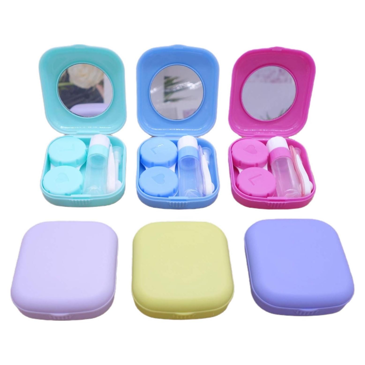 Kit de Estuche para Lentes de Contacto Kuanfine 6 Piezas