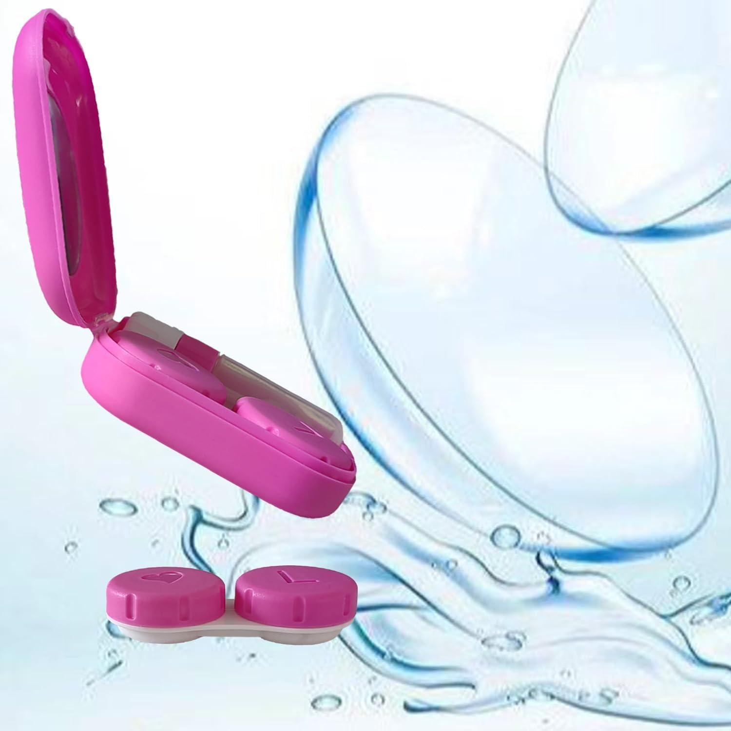 Kit de Estuche para Lentes de Contacto Kuanfine 6 Piezas