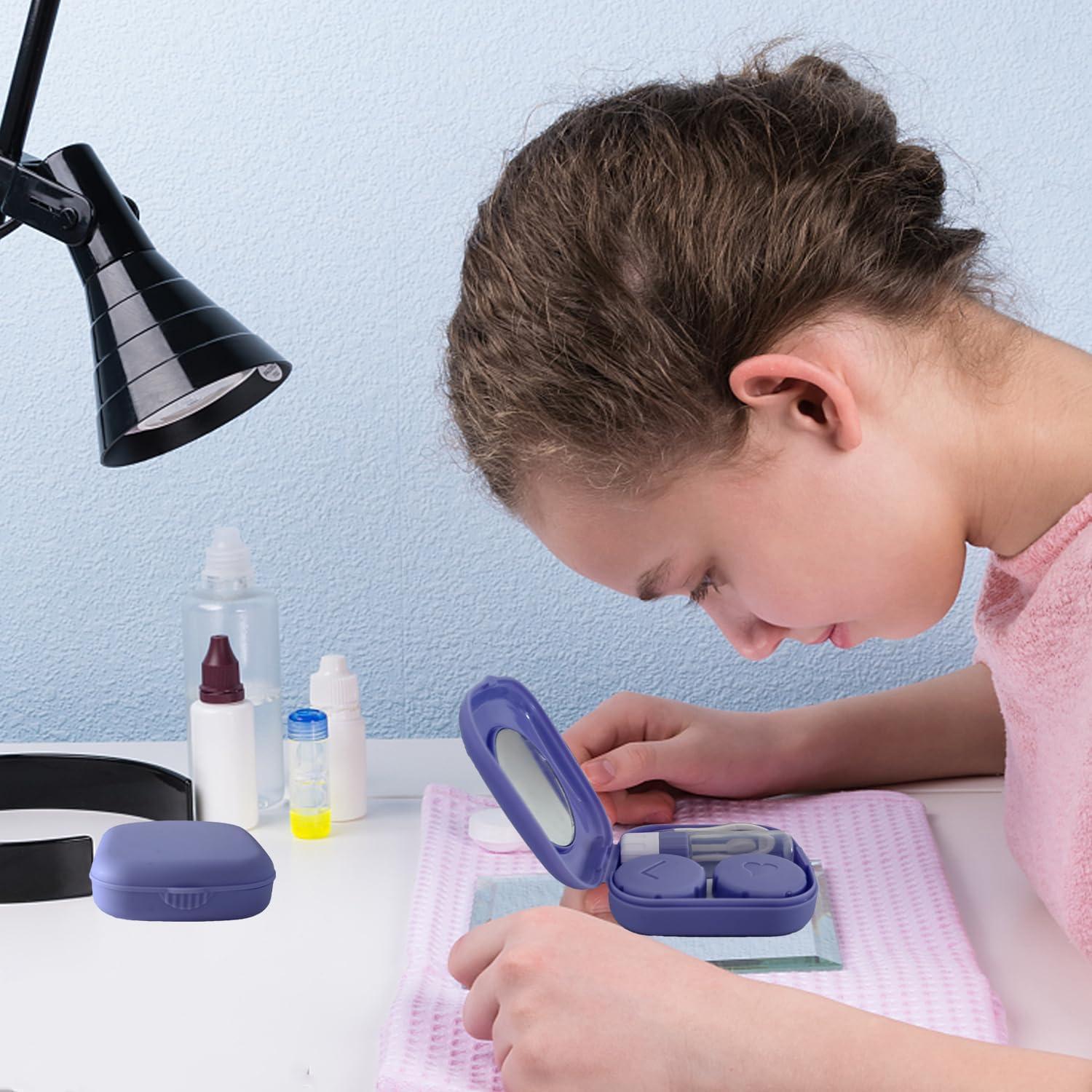 Kit de Estuche para Lentes de Contacto Kuanfine 6 Piezas