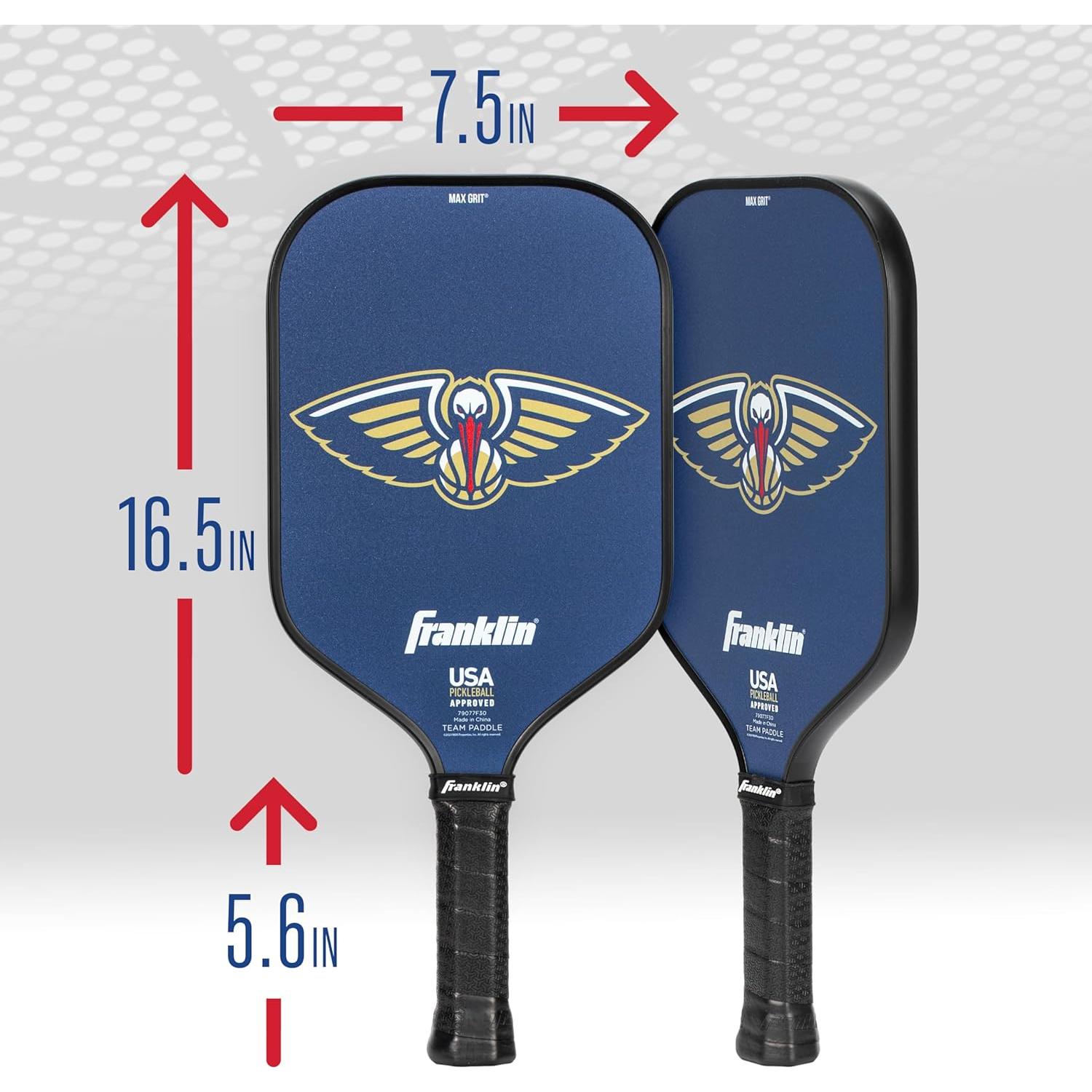 Pala de Pickleball Franklin Sports NBA New Orleans Pelicans 13mm