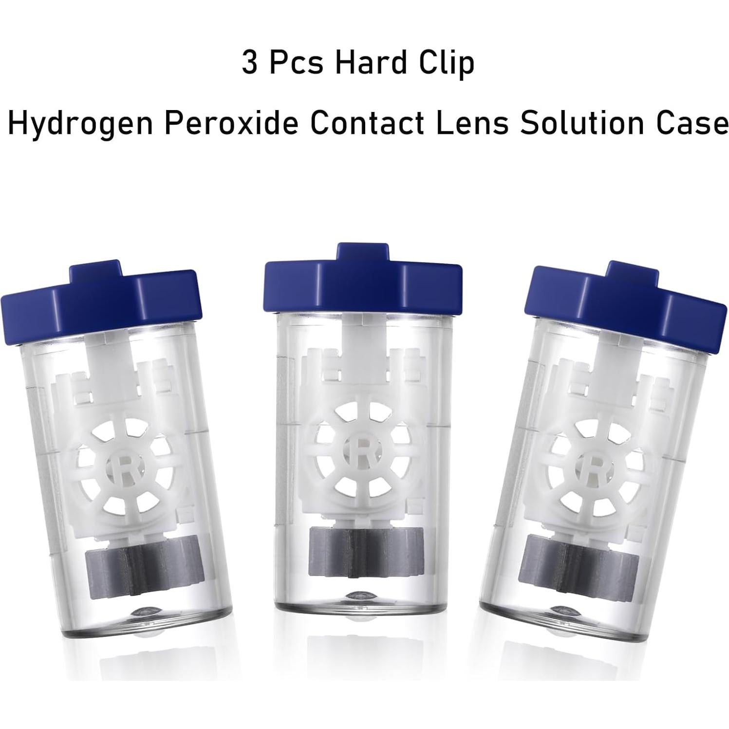 Juego de 3 estuches limpiadores de lentes de contacto MUQING