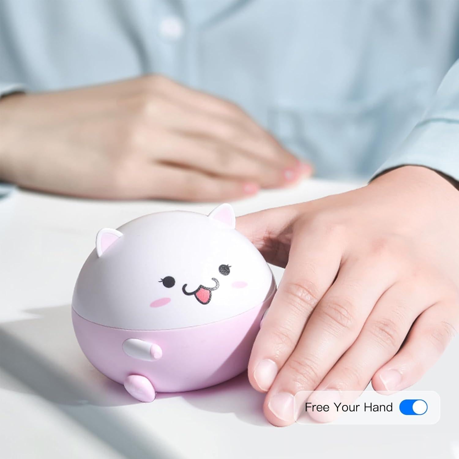 Limpia Lentes de Contacto Vastsoon Rosa Portátil 2 en 1