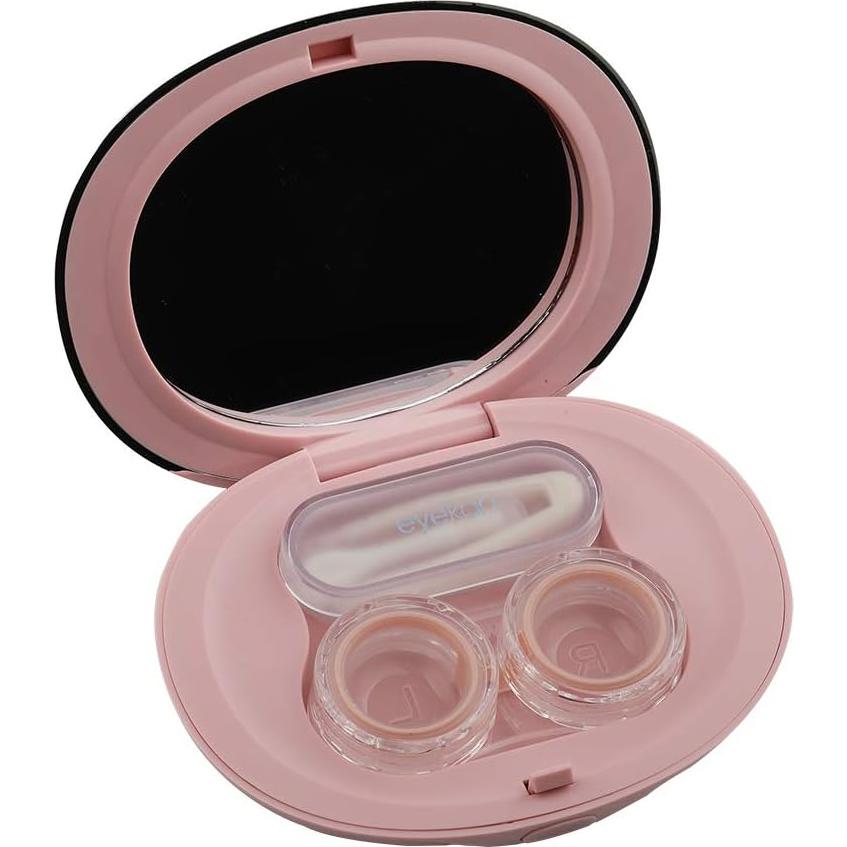 Estuche para Lentes de Contacto MUDOR Rosa - Mini Kit de Viaje