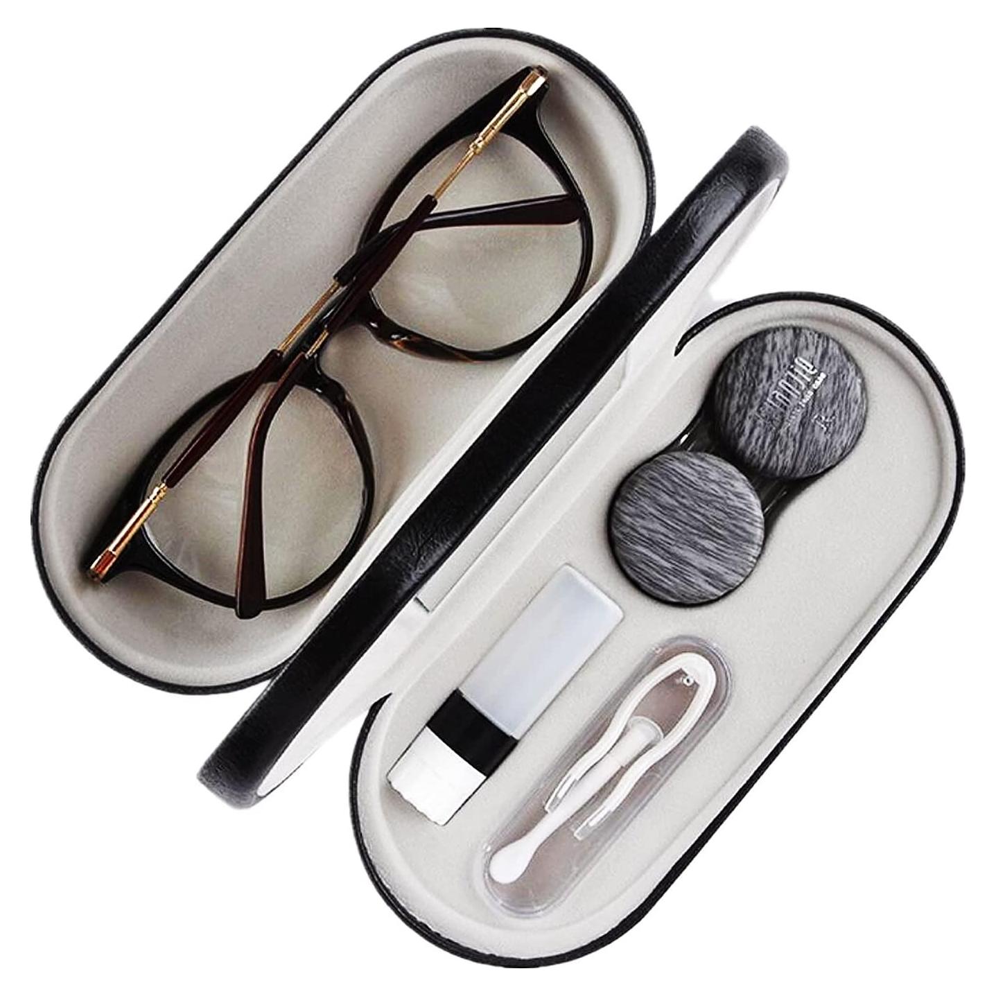 Estuche de Lentes de Contacto MUDOR 2 en 1 con Accesorios
