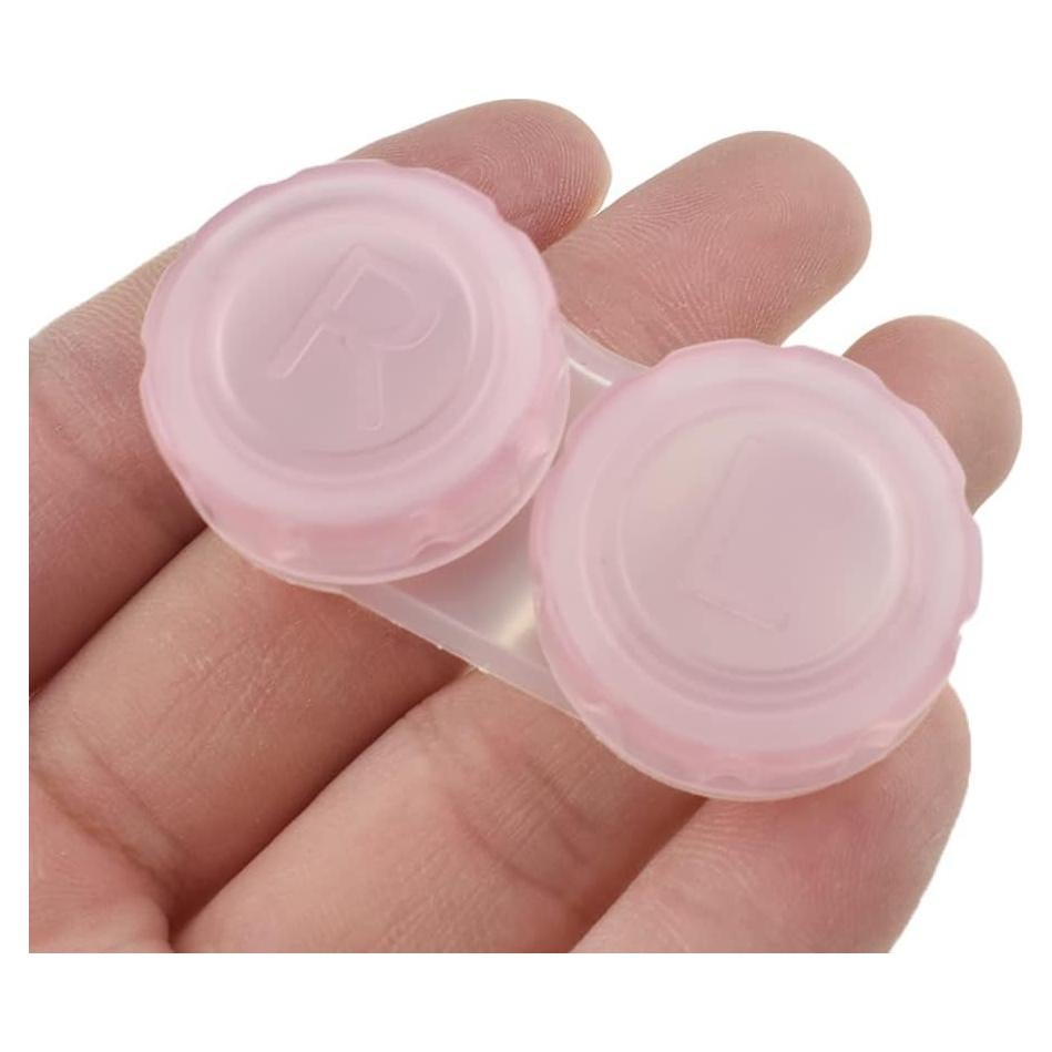 Estuche para Lentes de Contacto HAHIYO 5 Piezas Rosa Claro